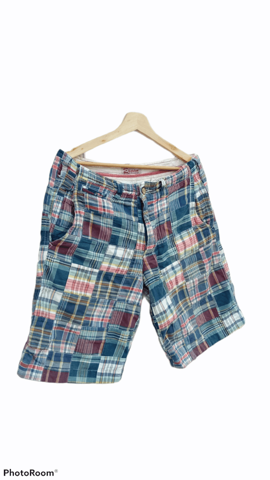 Japanese Brand 🔥🔥Kaluluwa Multicolor Patchwork Short Pants Size US 34 / EU 50 - 2 Thumbnail