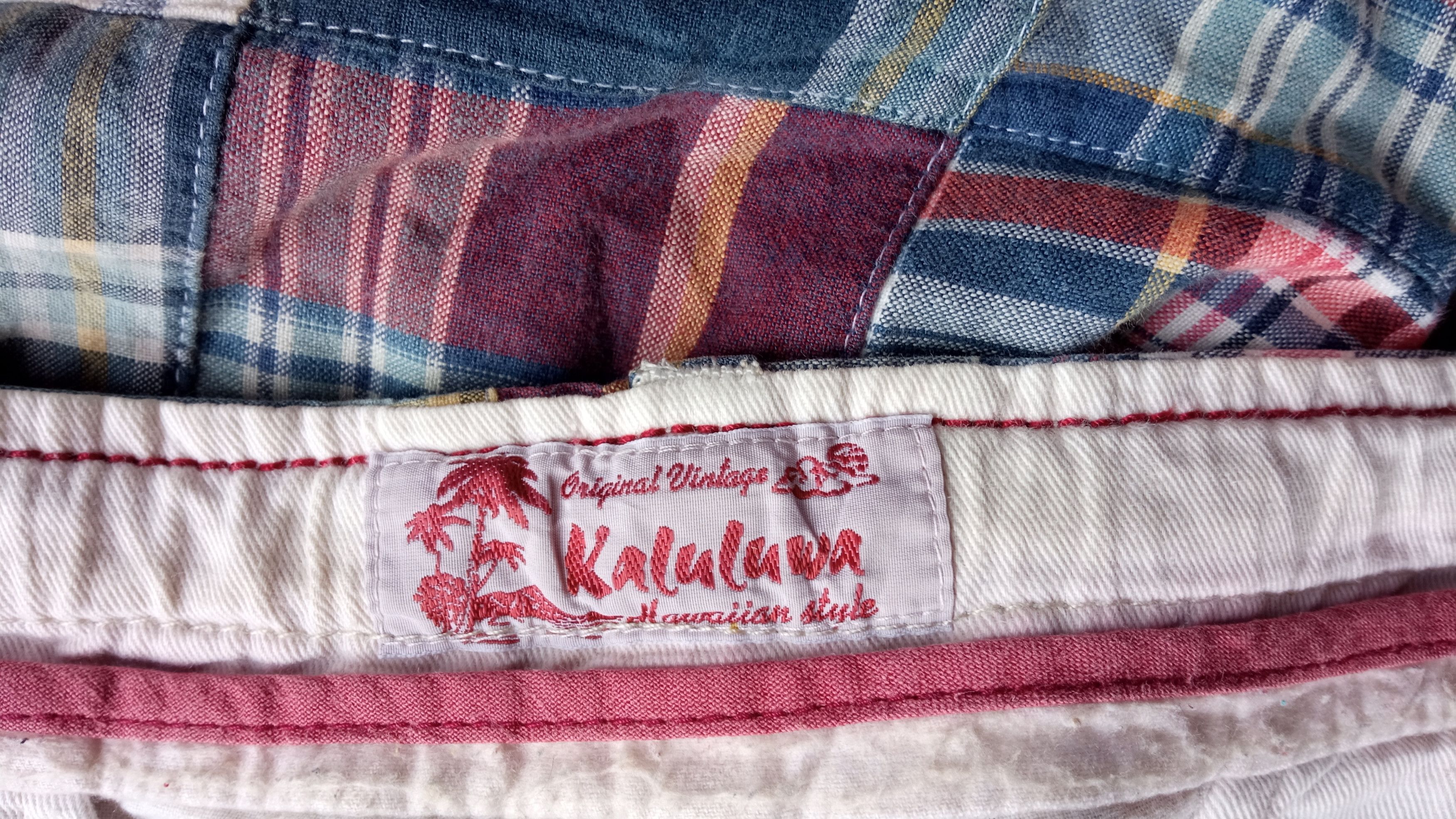 Japanese Brand 🔥🔥Kaluluwa Multicolor Patchwork Short Pants Size US 34 / EU 50 - 16 Thumbnail