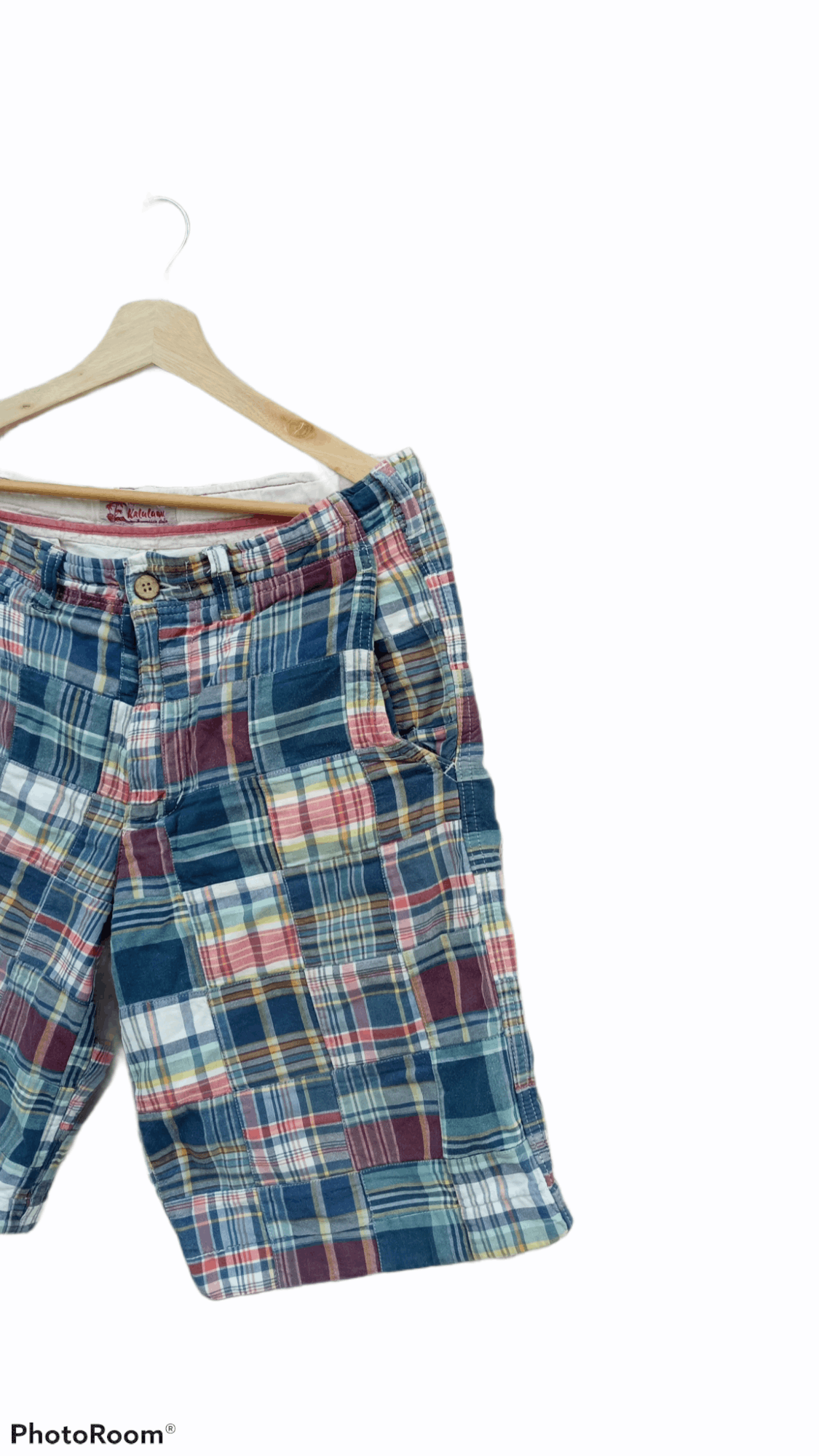 Japanese Brand 🔥🔥Kaluluwa Multicolor Patchwork Short Pants Size US 34 / EU 50 - 4 Thumbnail