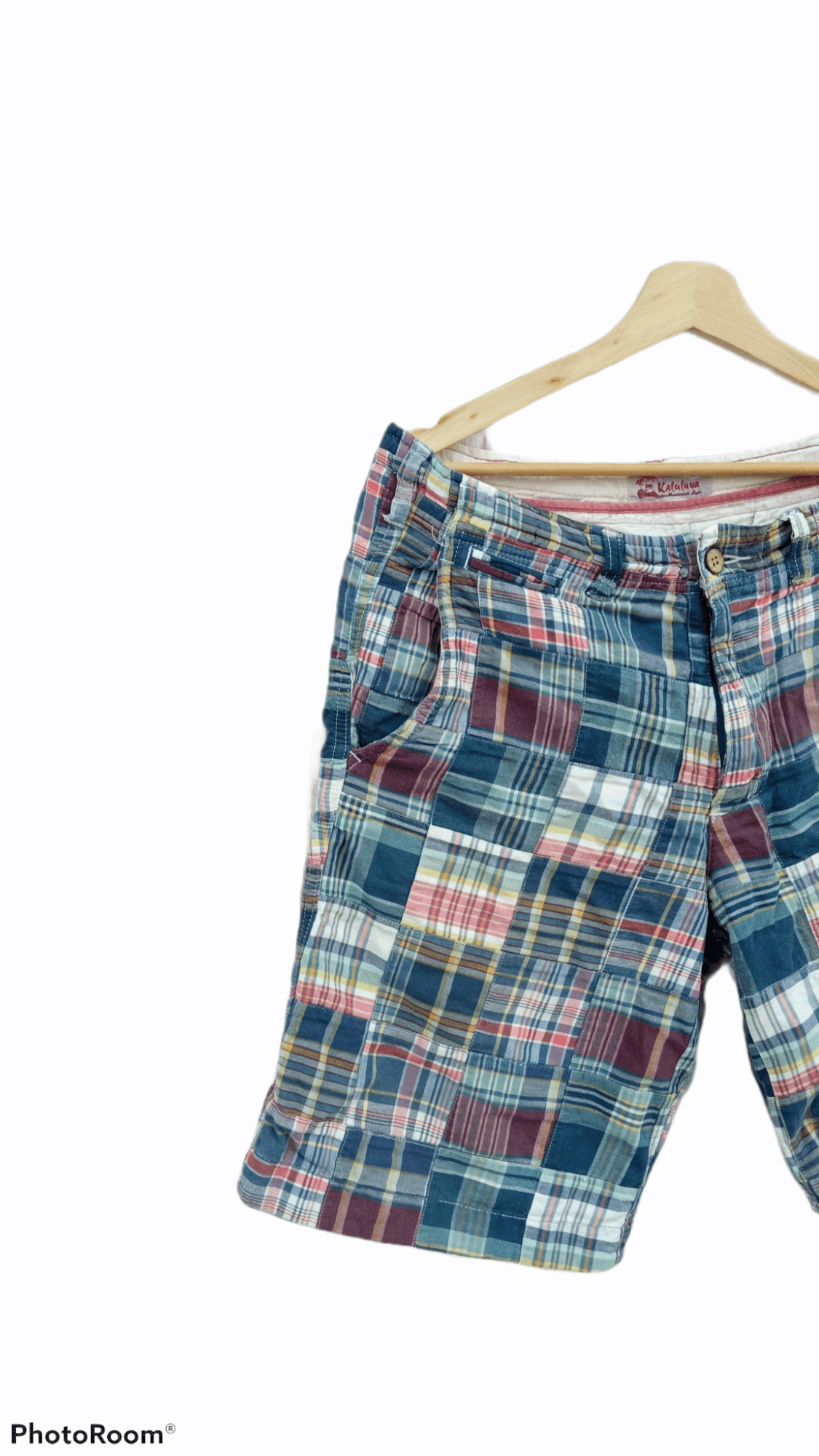 Japanese Brand 🔥🔥Kaluluwa Multicolor Patchwork Short Pants Size US 34 / EU 50 - 5 Thumbnail
