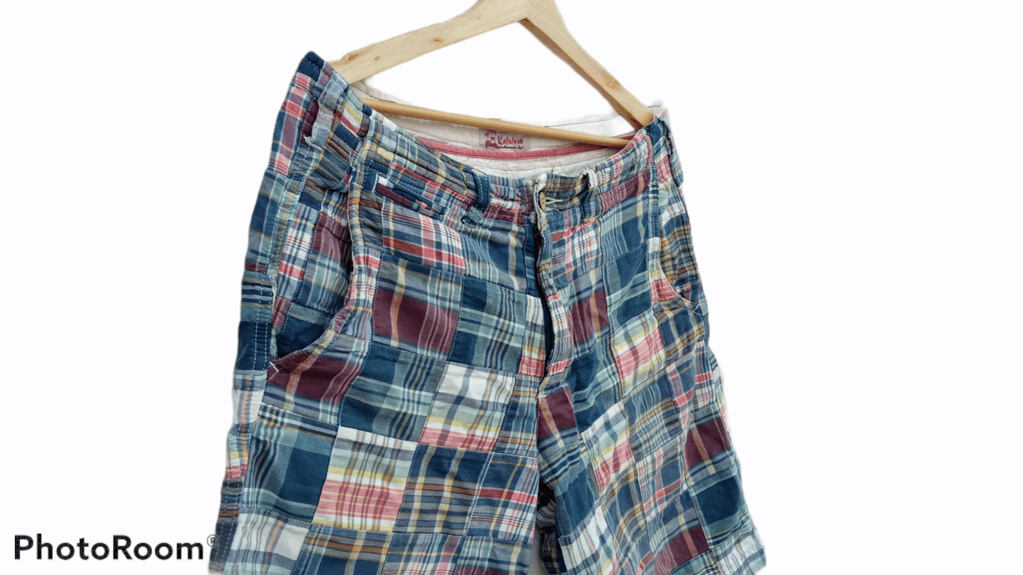 Japanese Brand 🔥🔥Kaluluwa Multicolor Patchwork Short Pants Size US 34 / EU 50 - 8 Thumbnail