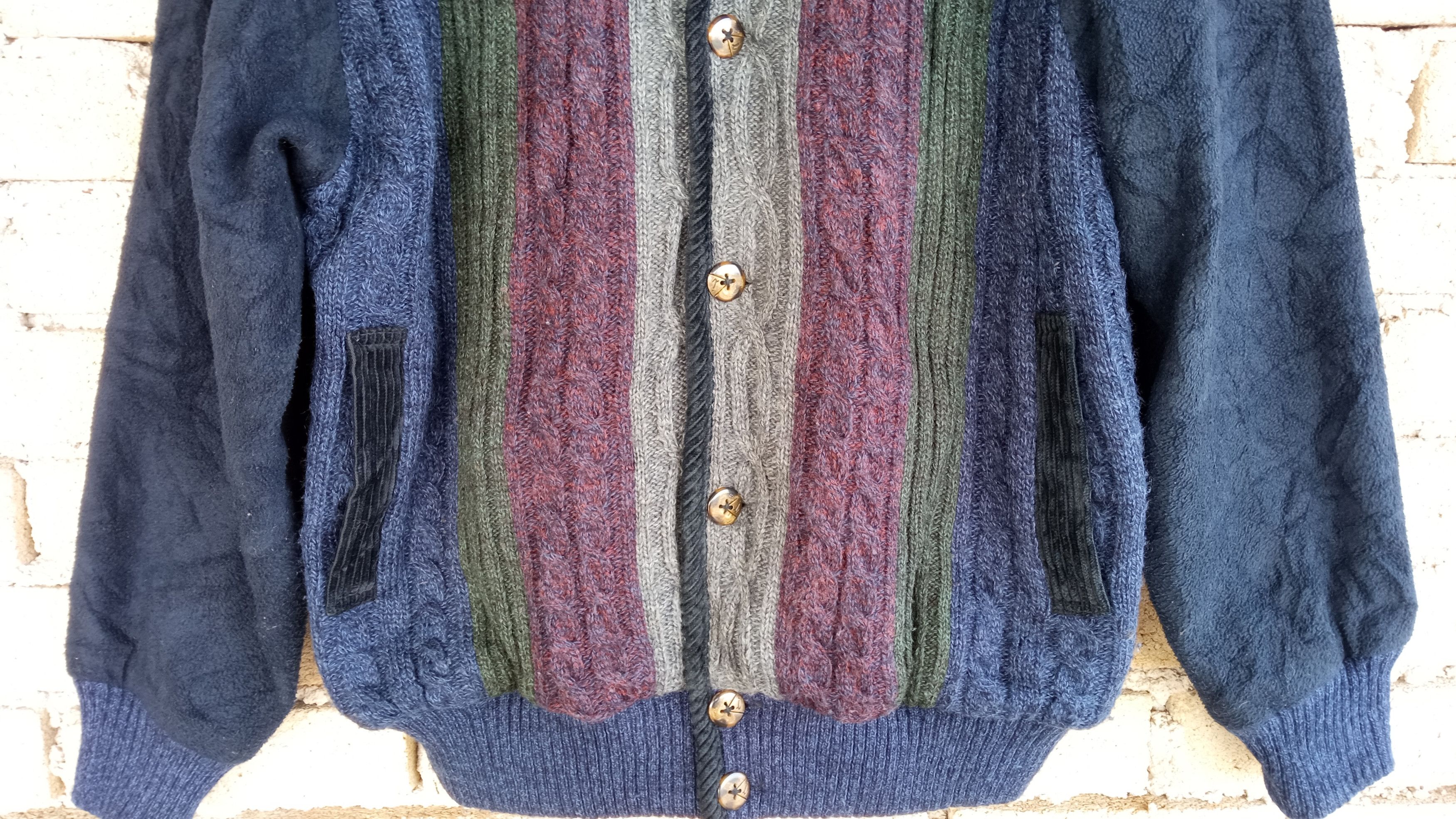 Japanese Brand × Vintage 🔥🔥Vtg Arnaldo Bassini Shawl Collar Knitwear Sweater Jacket Size US L / EU 52-54 / 3 - 11 Thumbnail