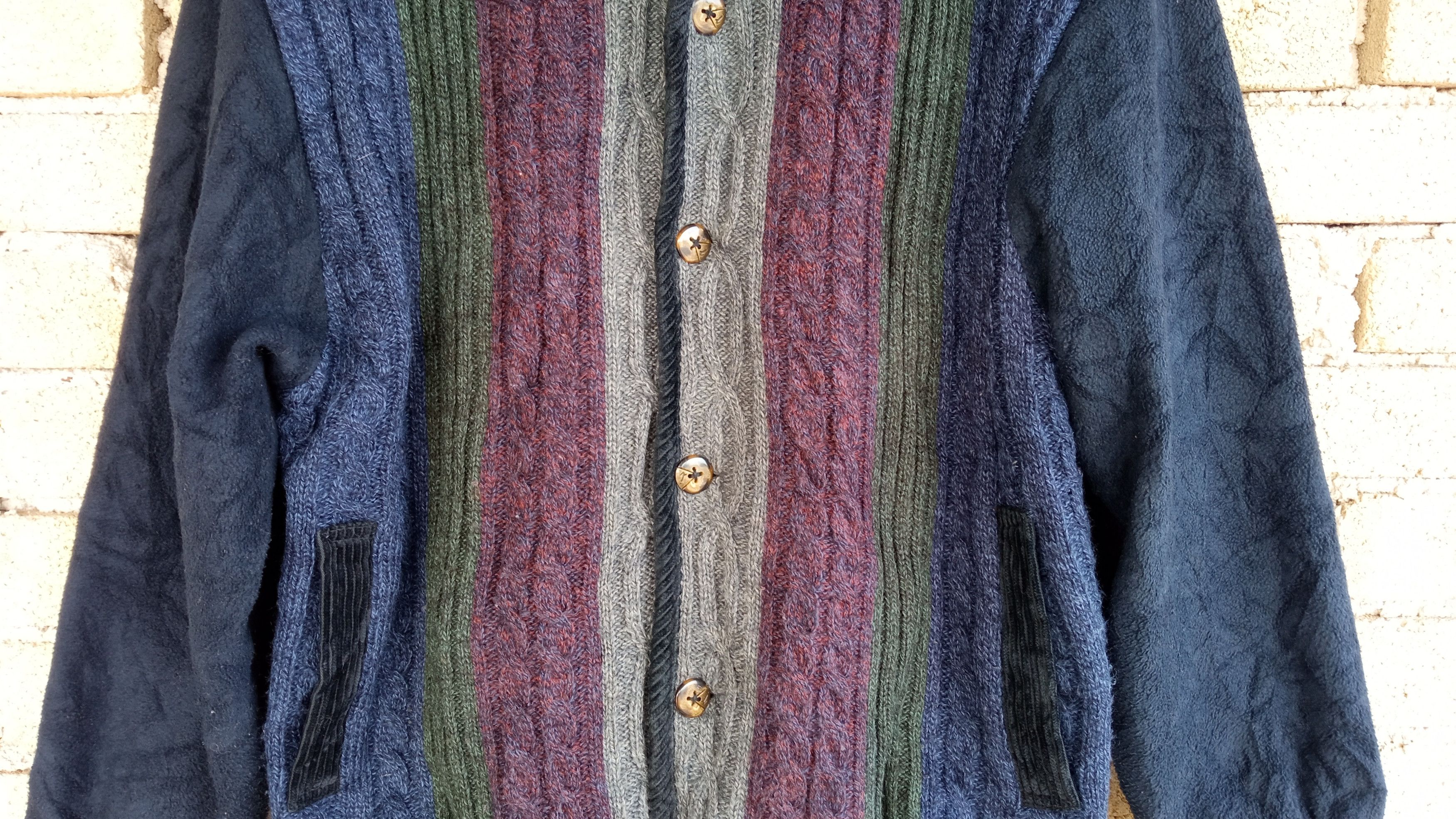 Japanese Brand × Vintage 🔥🔥Vtg Arnaldo Bassini Shawl Collar Knitwear Sweater Jacket Size US L / EU 52-54 / 3 - 10 Thumbnail