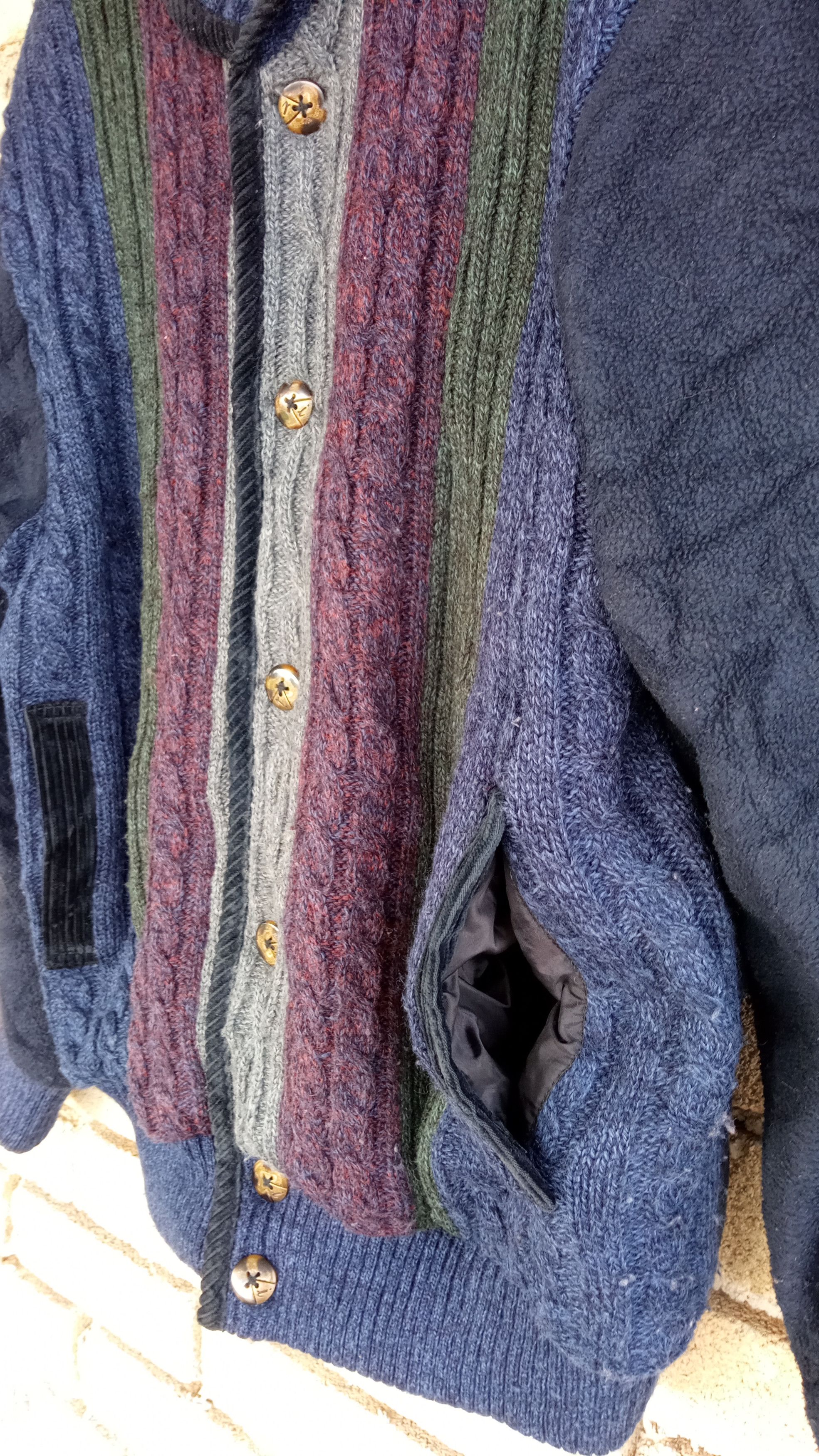 Japanese Brand × Vintage 🔥🔥Vtg Arnaldo Bassini Shawl Collar Knitwear Sweater Jacket Size US L / EU 52-54 / 3 - 17 Thumbnail