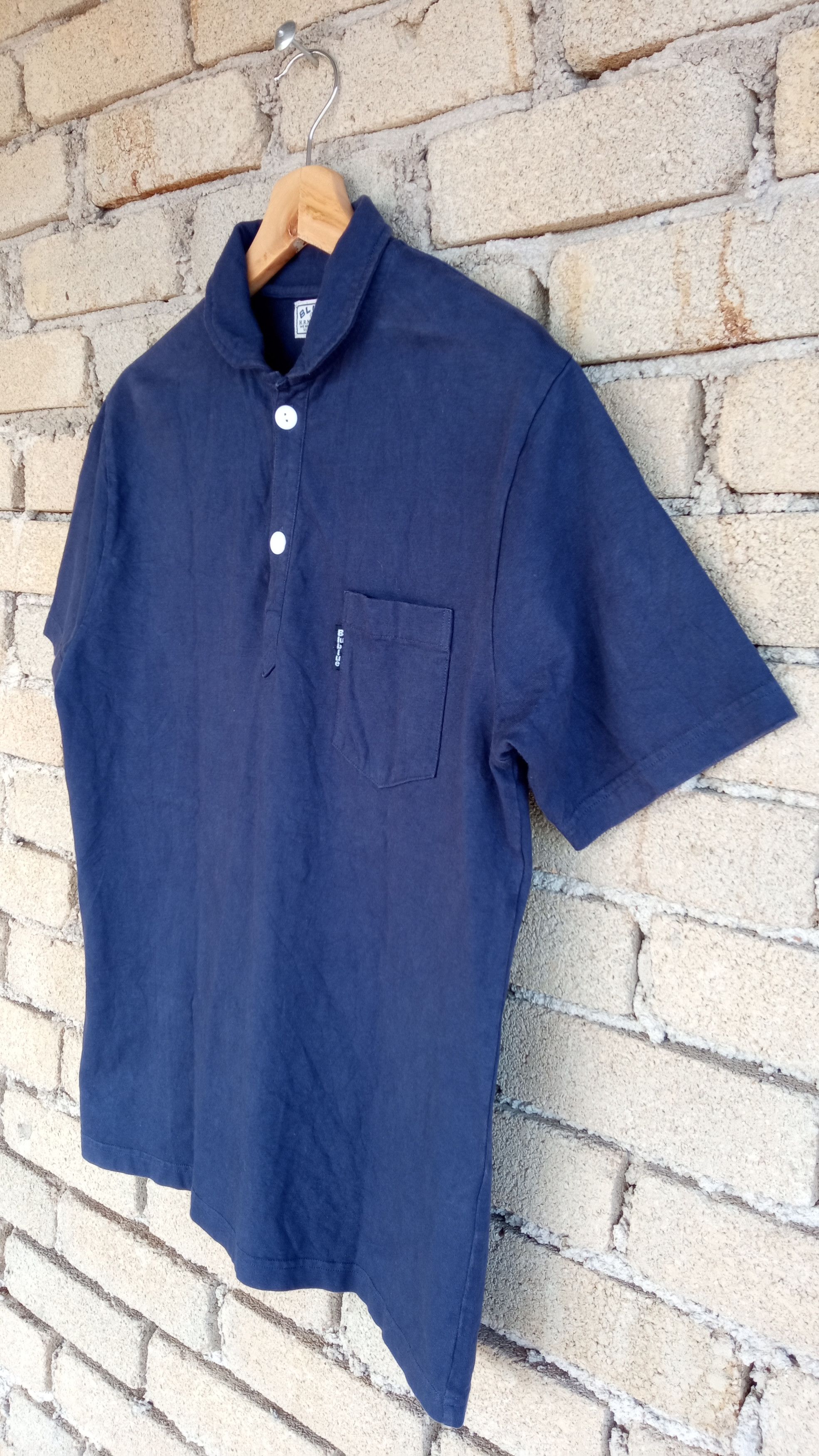 HOLLYWOOD RANCH MARKET × Japanese Brand × Vintage 🔥🔥HR Market Blue Blue Japan T-shirt Size US M / EU 48-50 / 2 - 6 Thumbnail