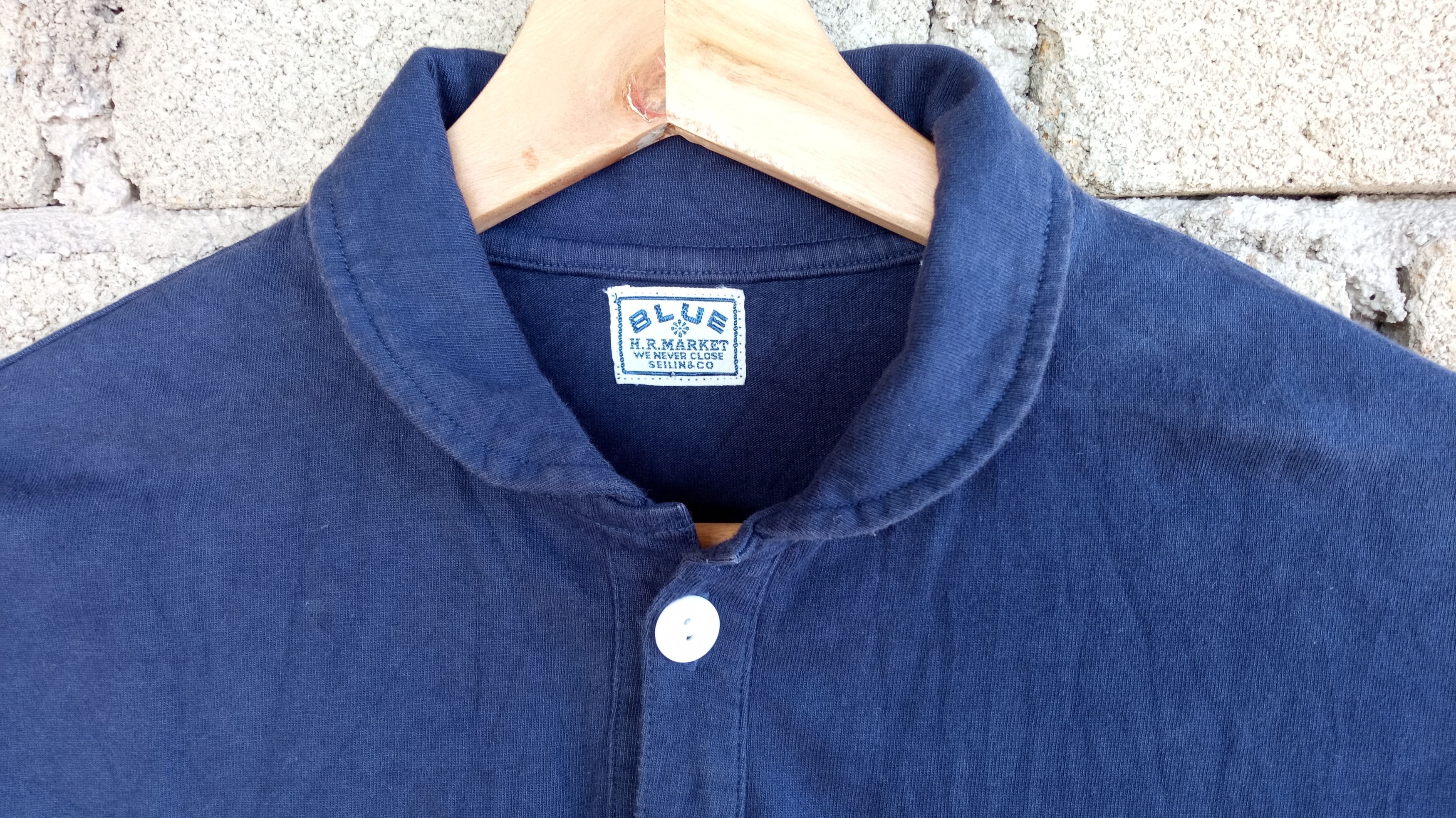 HOLLYWOOD RANCH MARKET × Japanese Brand × Vintage 🔥🔥HR Market Blue Blue Japan T-shirt Size US M / EU 48-50 / 2 - 12 Thumbnail