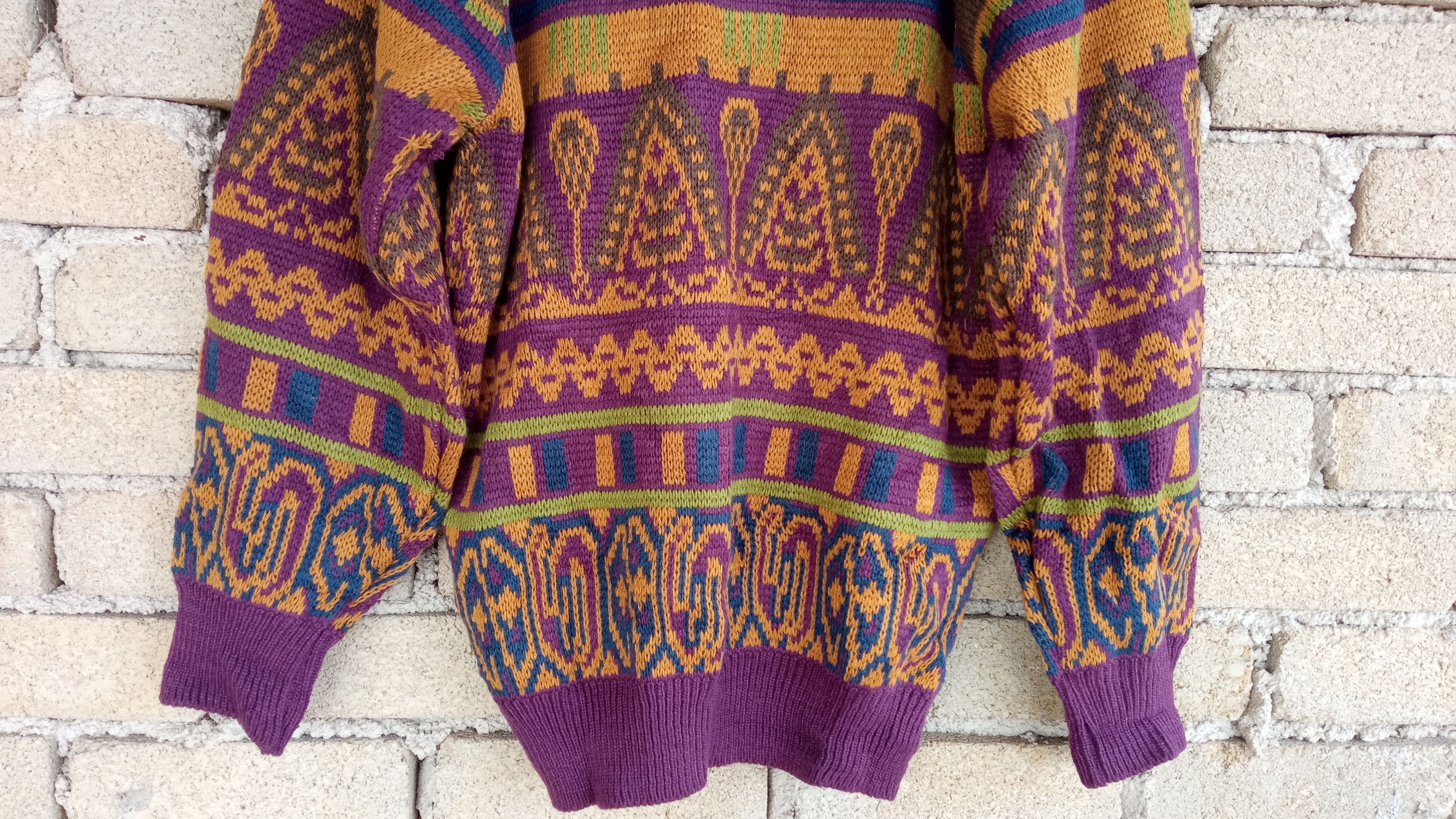Japanese Brand × Vintage 🔥🔥Vintage Boswell Native Design Knitwear Sweatshirt Size US M / EU 48-50 / 2 - 13 Thumbnail
