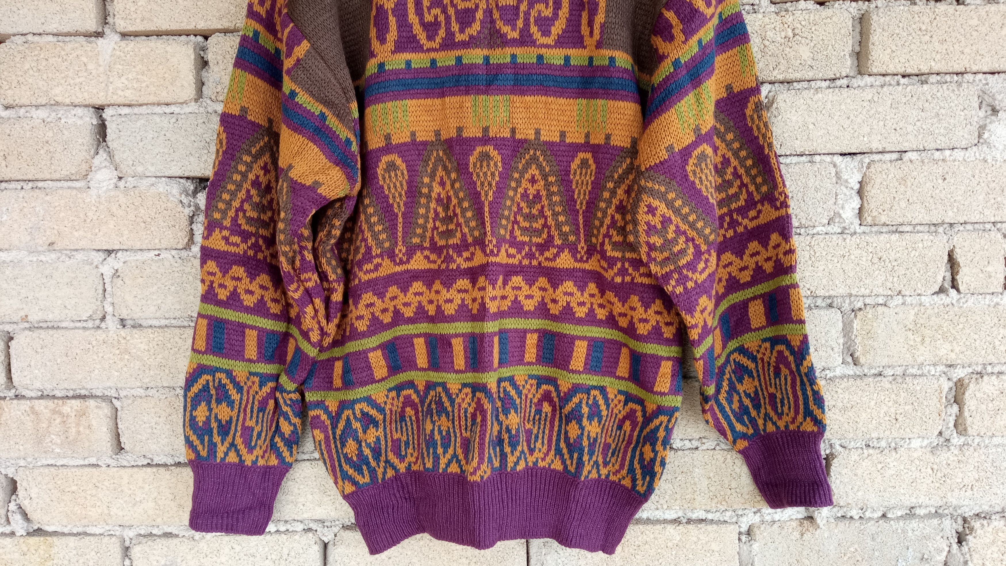 Japanese Brand × Vintage 🔥🔥Vintage Boswell Native Design Knitwear Sweatshirt Size US M / EU 48-50 / 2 - 6 Thumbnail