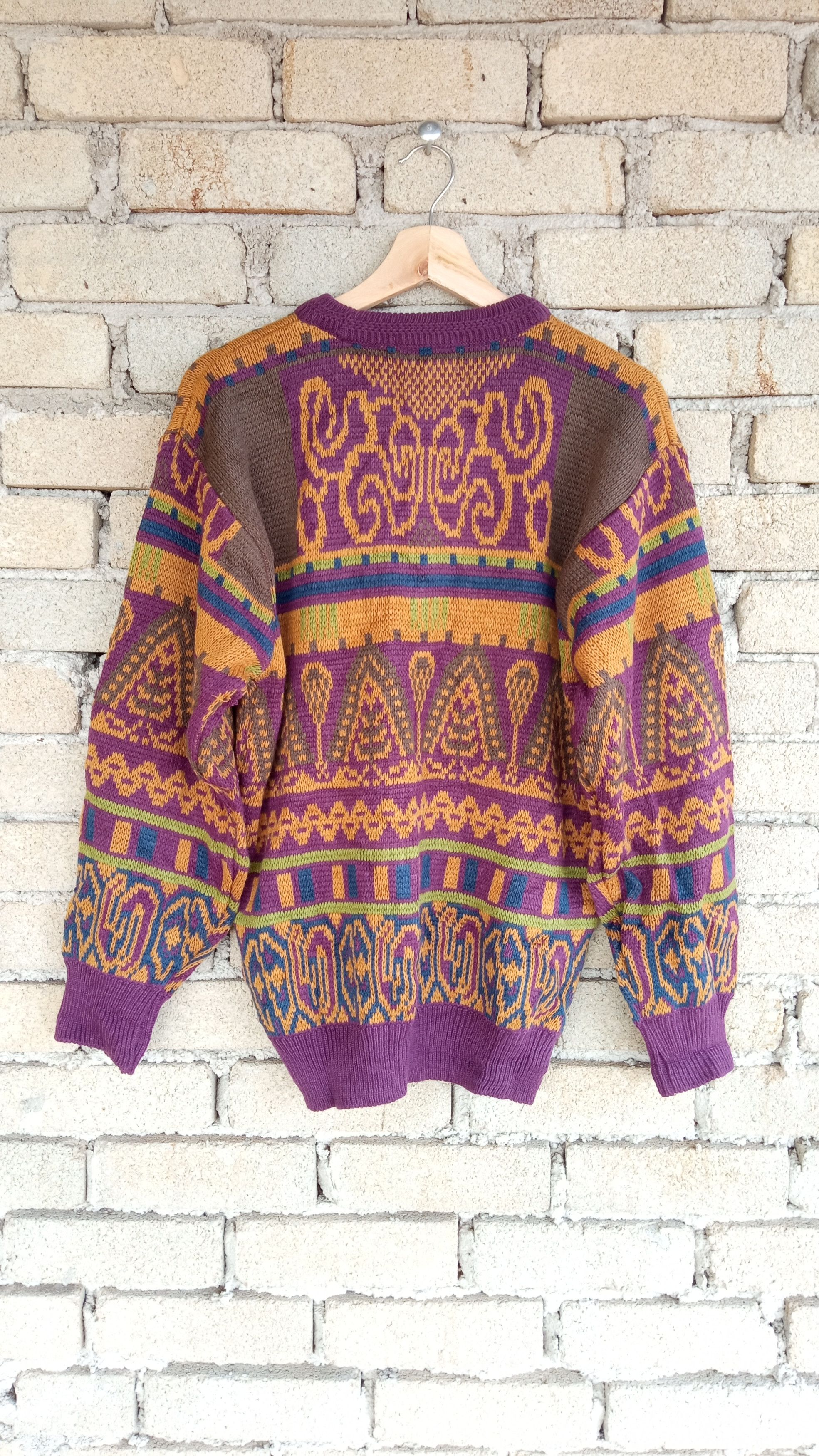 Japanese Brand × Vintage 🔥🔥Vintage Boswell Native Design Knitwear Sweatshirt Size US M / EU 48-50 / 2 - 11 Thumbnail