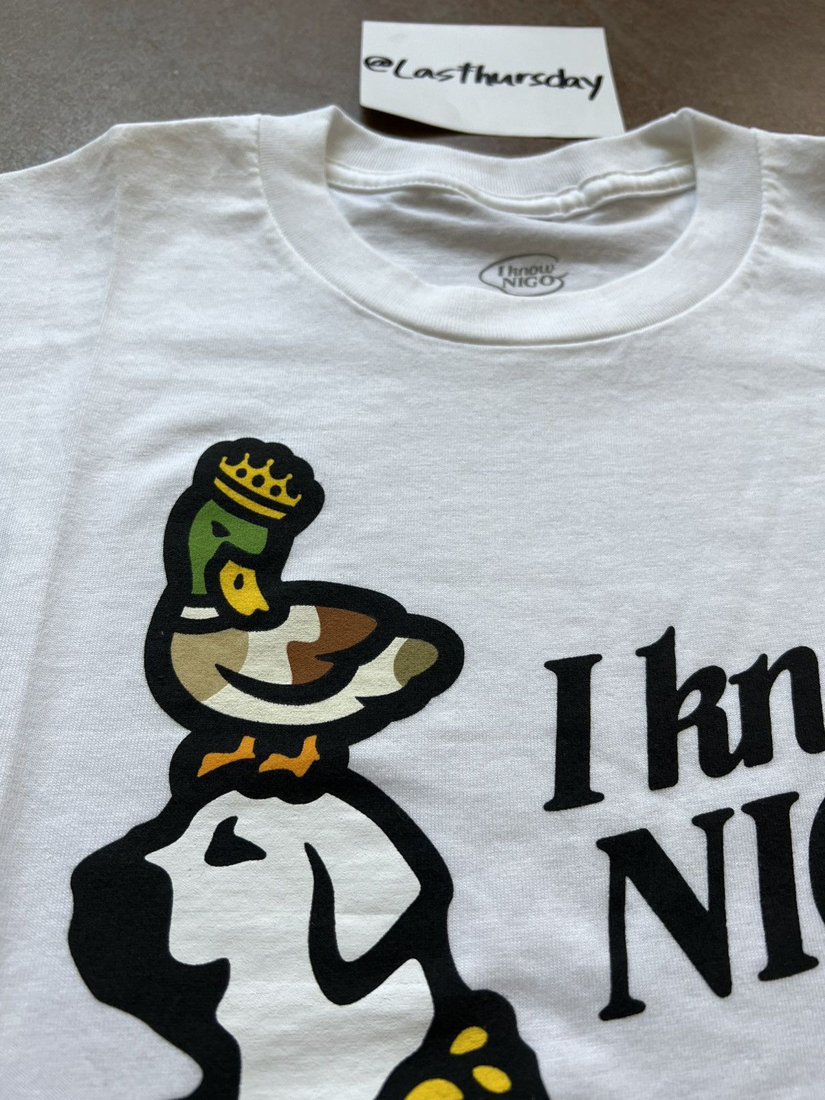 Human Made × Nigo Nigo x Human Made “I Know Nigo” Tee White Large | Grailed