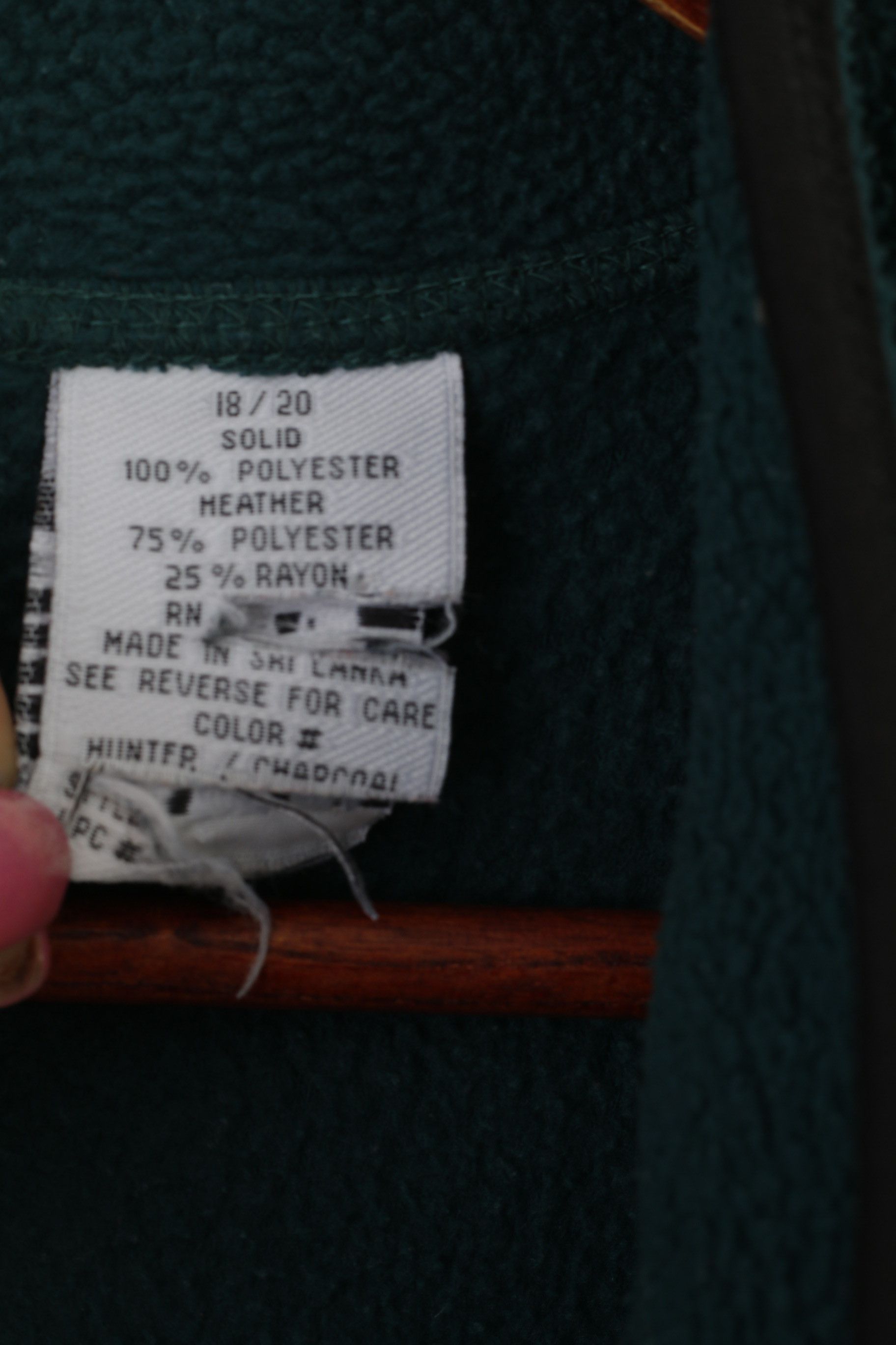 Vintage Vintage Women 18 20 Fleece Top Green Tweety 7543 Size XL / US 12-14 / IT 48-50 - 4 Thumbnail