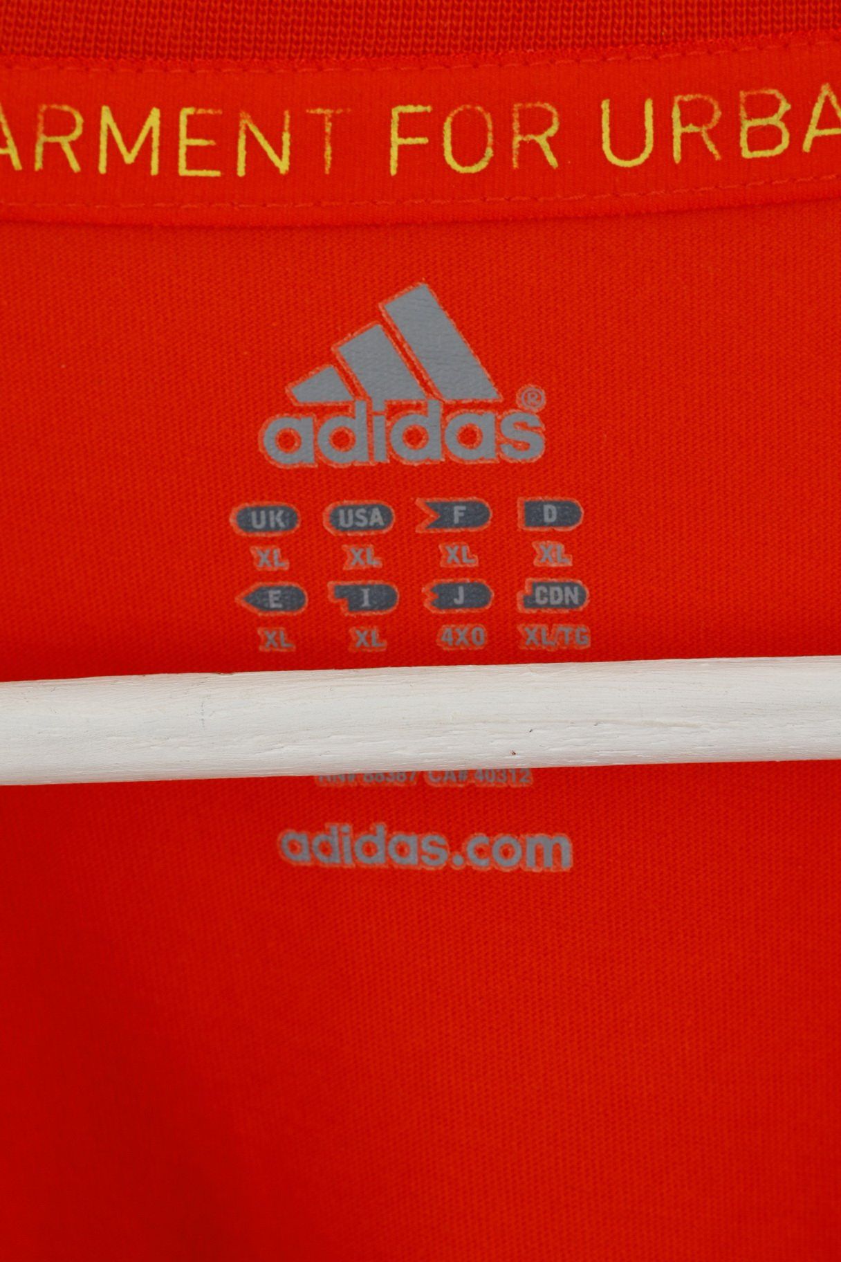 Adidas × Vintage Adidas Men XL T-Shirt Orange 100% Cotton Active Run 2660 Size US XL / EU 56 / 4 - 3 Thumbnail