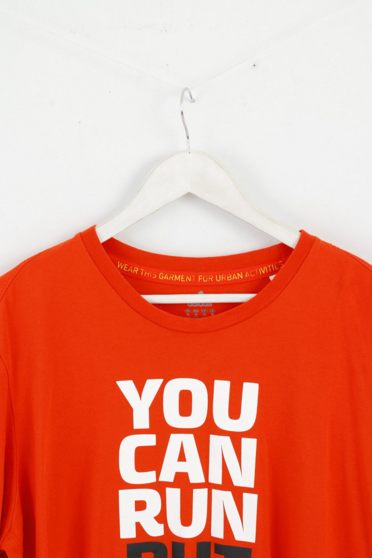 Adidas × Vintage Adidas Men XL T-Shirt Orange 100% Cotton Active Run 2660 Size US XL / EU 56 / 4 - 2 Thumbnail