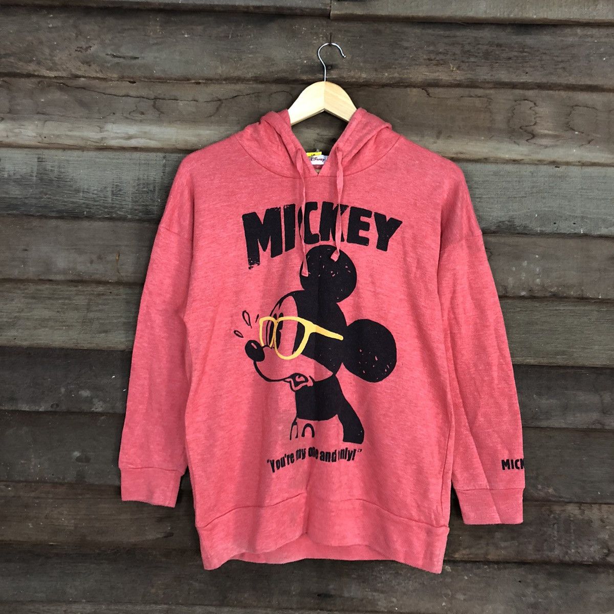 Disney × Mickey Mouse Mickey Mouse Disney Big Logo Sweatshirt hoodie #3766 Size US M / EU 48-50 / 2 - 3 Thumbnail