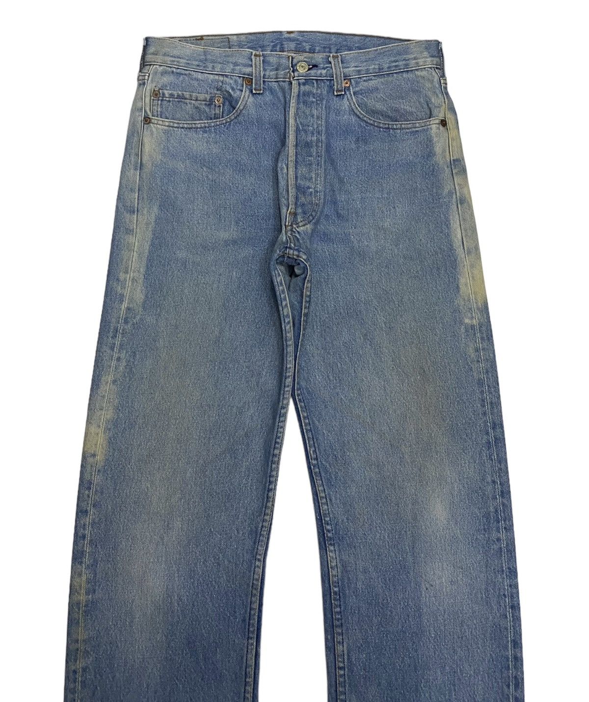 Levi's × Vintage VINTAGE LEVIS 501 SINGLE R WASHED DISTRESSED DENIM JEANS Size US 32 / EU 48 - 3 Thumbnail