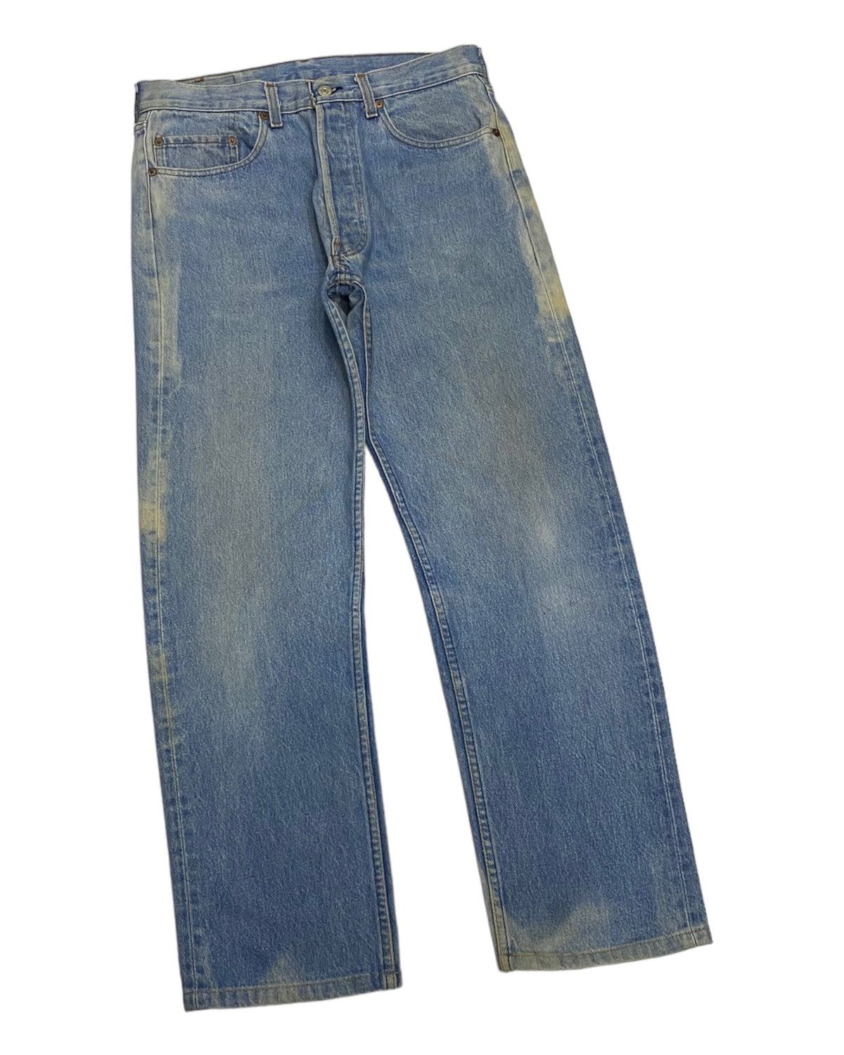 Levi's × Vintage VINTAGE LEVIS 501 SINGLE R WASHED DISTRESSED DENIM JEANS Size US 32 / EU 48 - 5 Thumbnail