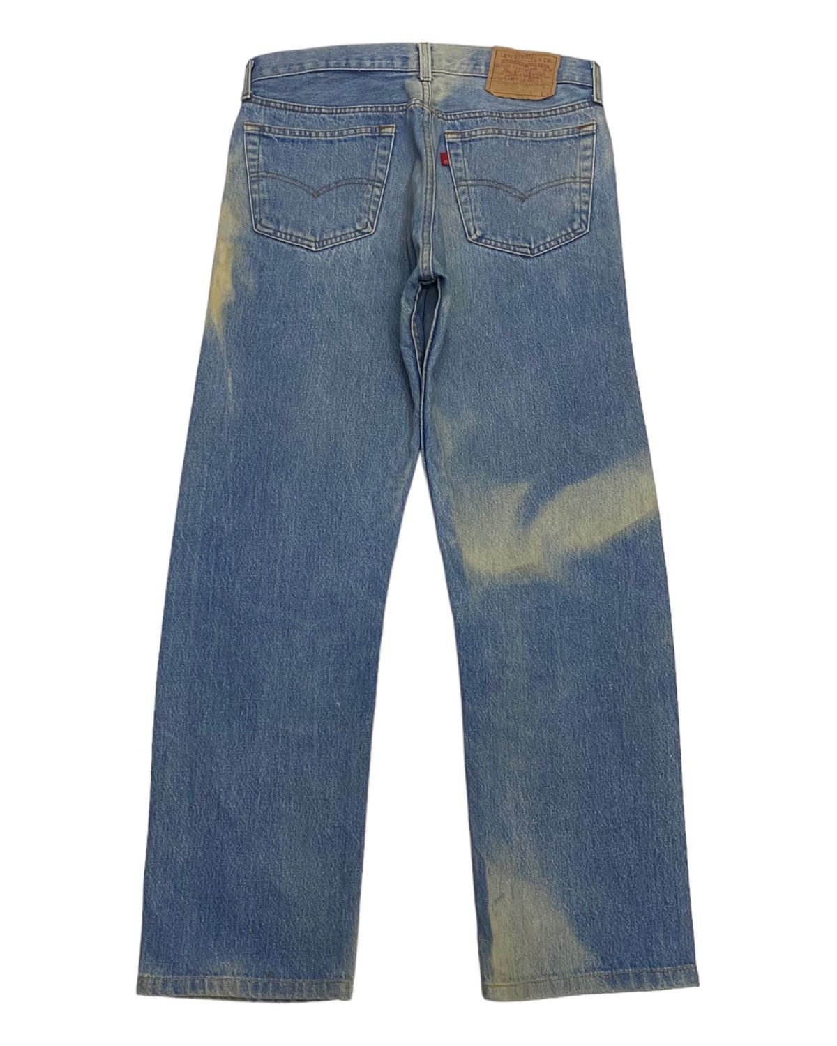 Levi's × Vintage VINTAGE LEVIS 501 SINGLE R WASHED DISTRESSED DENIM JEANS Size US 32 / EU 48 - 2 Thumbnail