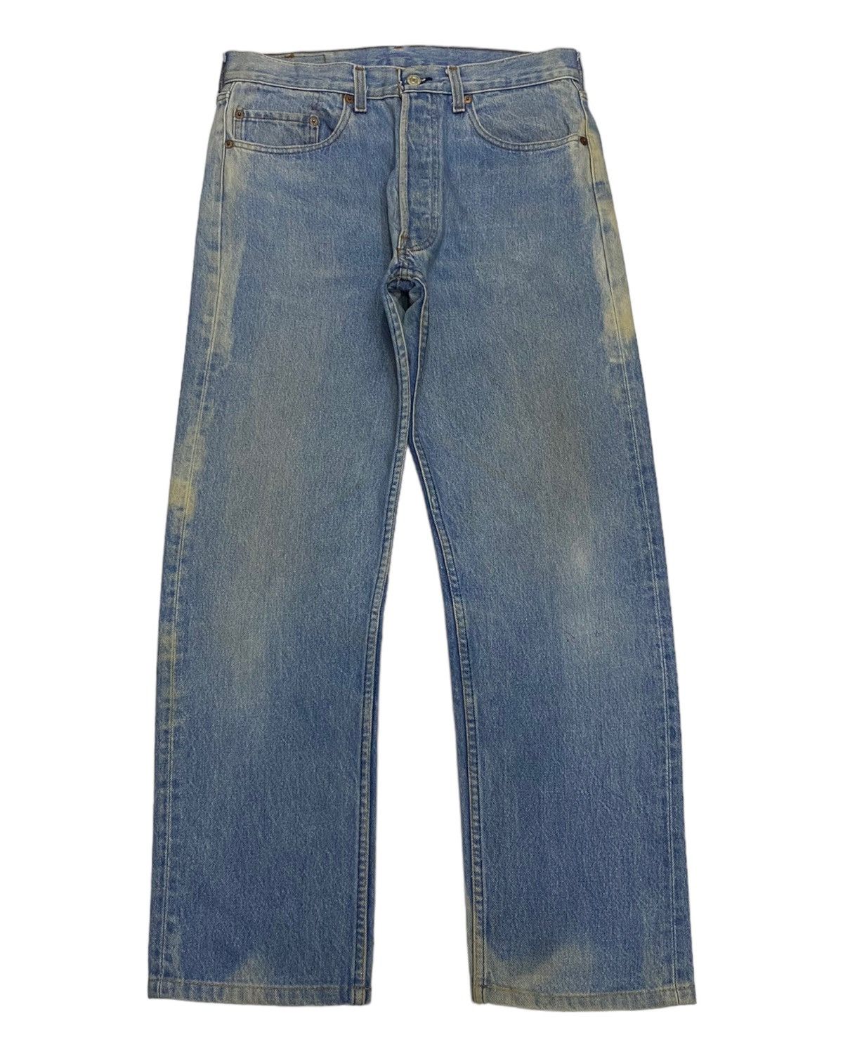Levi's × Vintage VINTAGE LEVIS 501 SINGLE R WASHED DISTRESSED DENIM JEANS Size US 32 / EU 48 - 1 Thumbnail