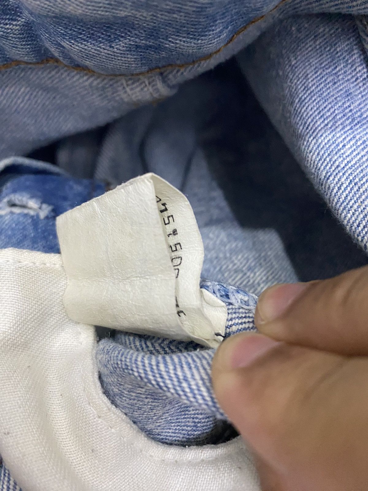 Levi's × Vintage VINTAGE LEVIS 501 SINGLE R WASHED DISTRESSED DENIM JEANS Size US 32 / EU 48 - 12 Thumbnail