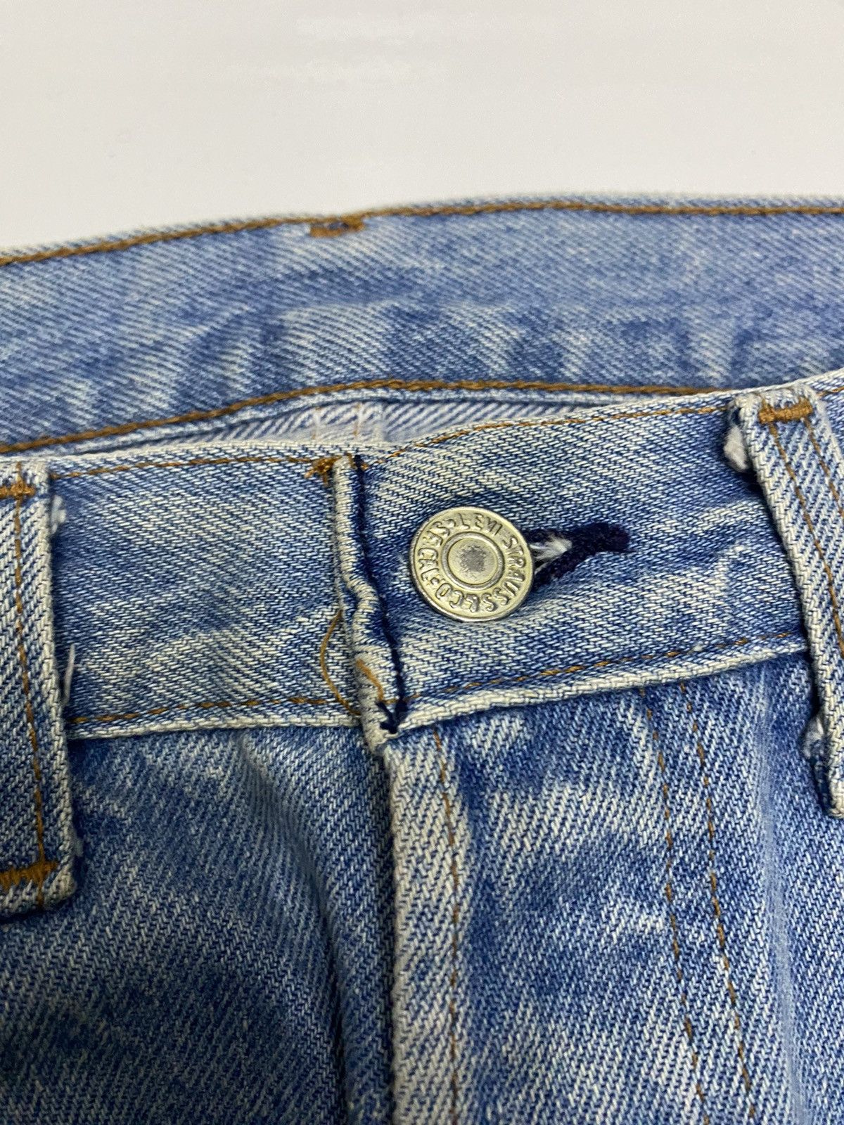 Levi's × Vintage VINTAGE LEVIS 501 SINGLE R WASHED DISTRESSED DENIM JEANS Size US 32 / EU 48 - 10 Thumbnail