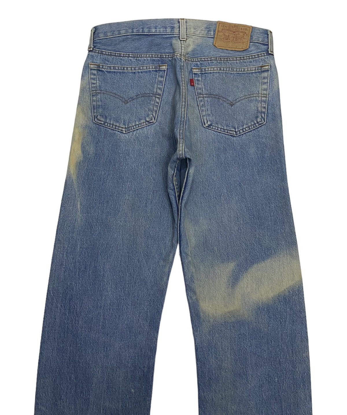 Levi's × Vintage VINTAGE LEVIS 501 SINGLE R WASHED DISTRESSED DENIM JEANS Size US 32 / EU 48 - 4 Thumbnail
