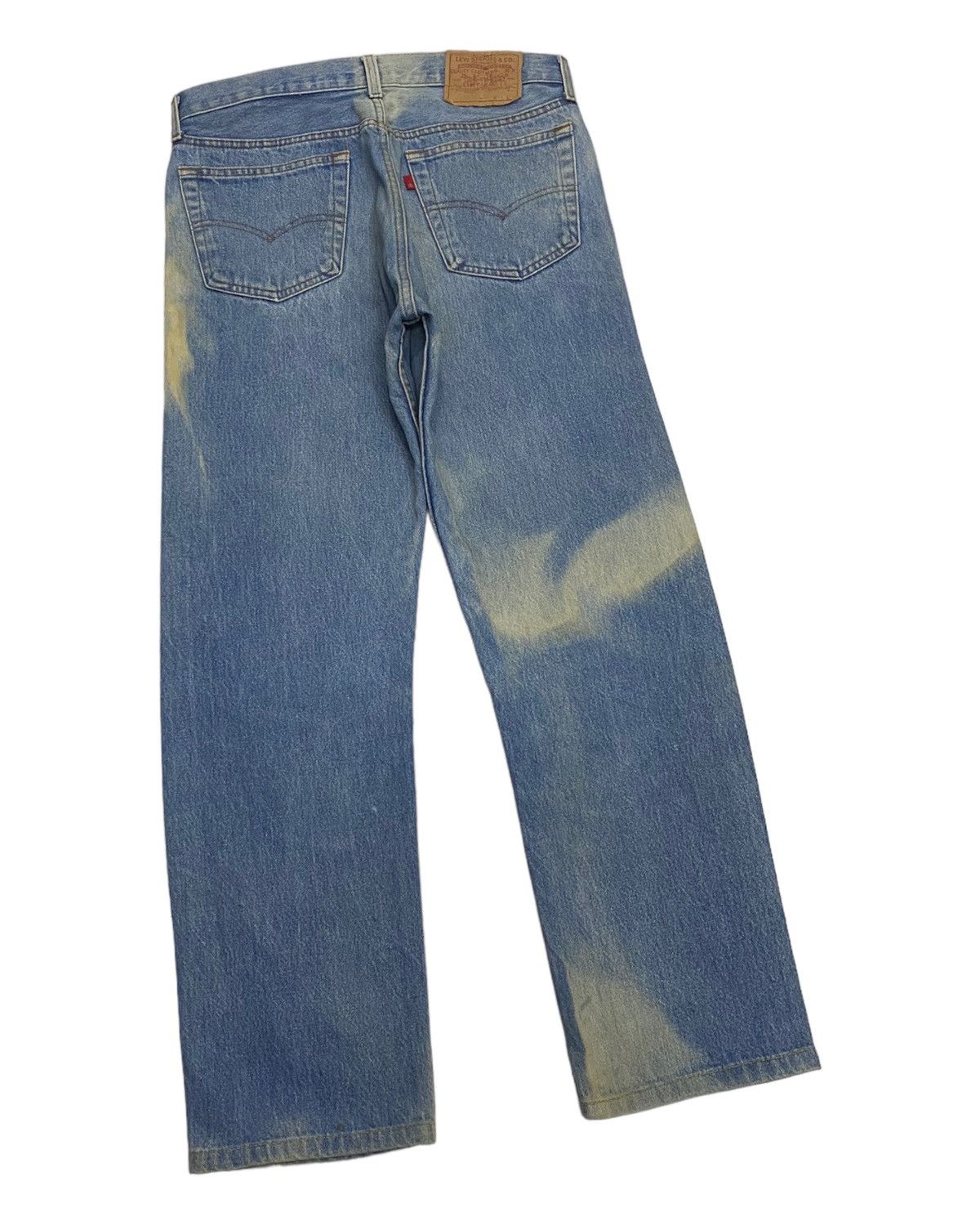 Levi's × Vintage VINTAGE LEVIS 501 SINGLE R WASHED DISTRESSED DENIM JEANS Size US 32 / EU 48 - 6 Thumbnail