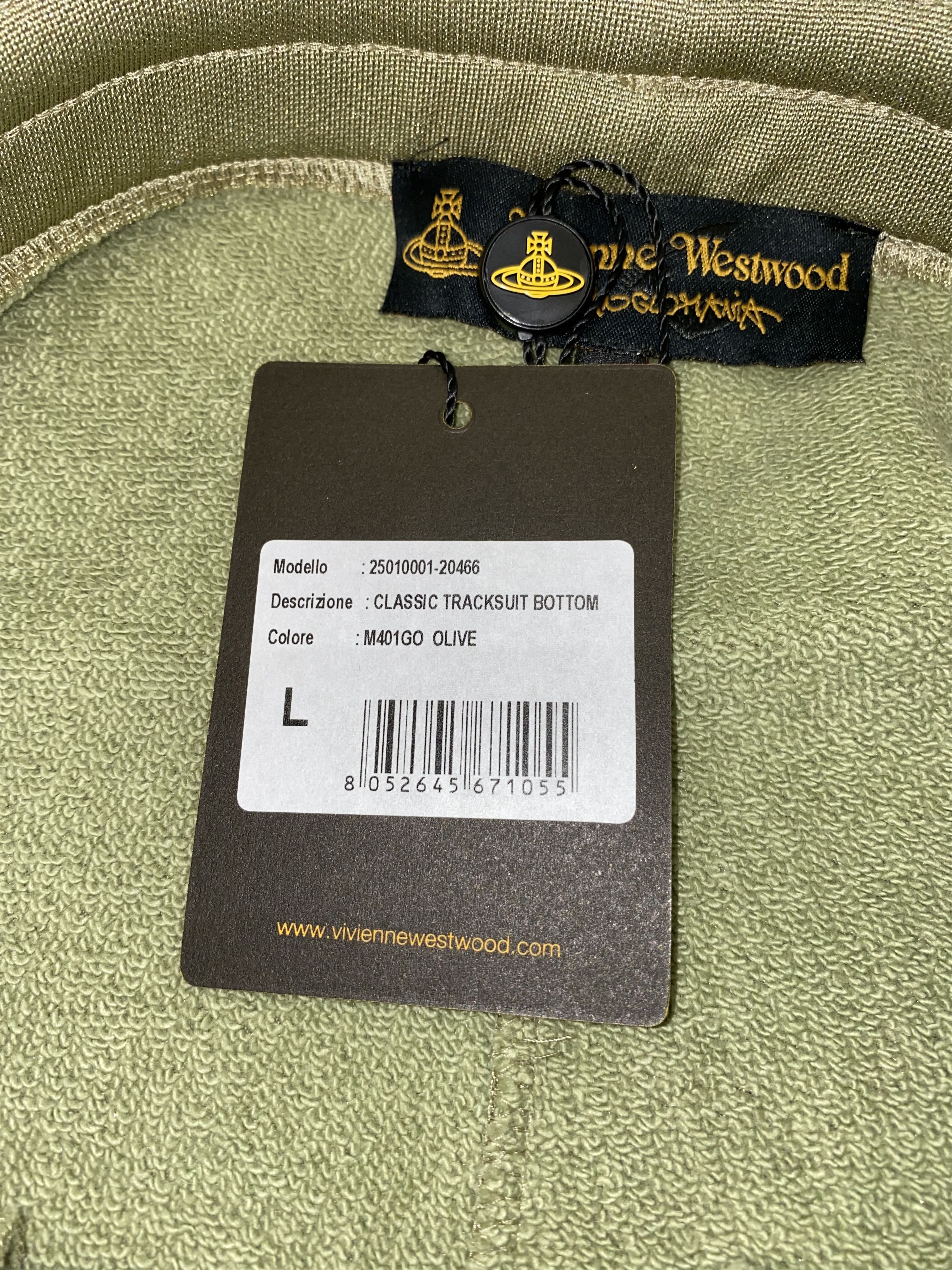 Vivienne Westwood DSWT! Vivienne Westwood Small Logo Shine Green Joggers Size US 30 / EU 46 - 14 Thumbnail