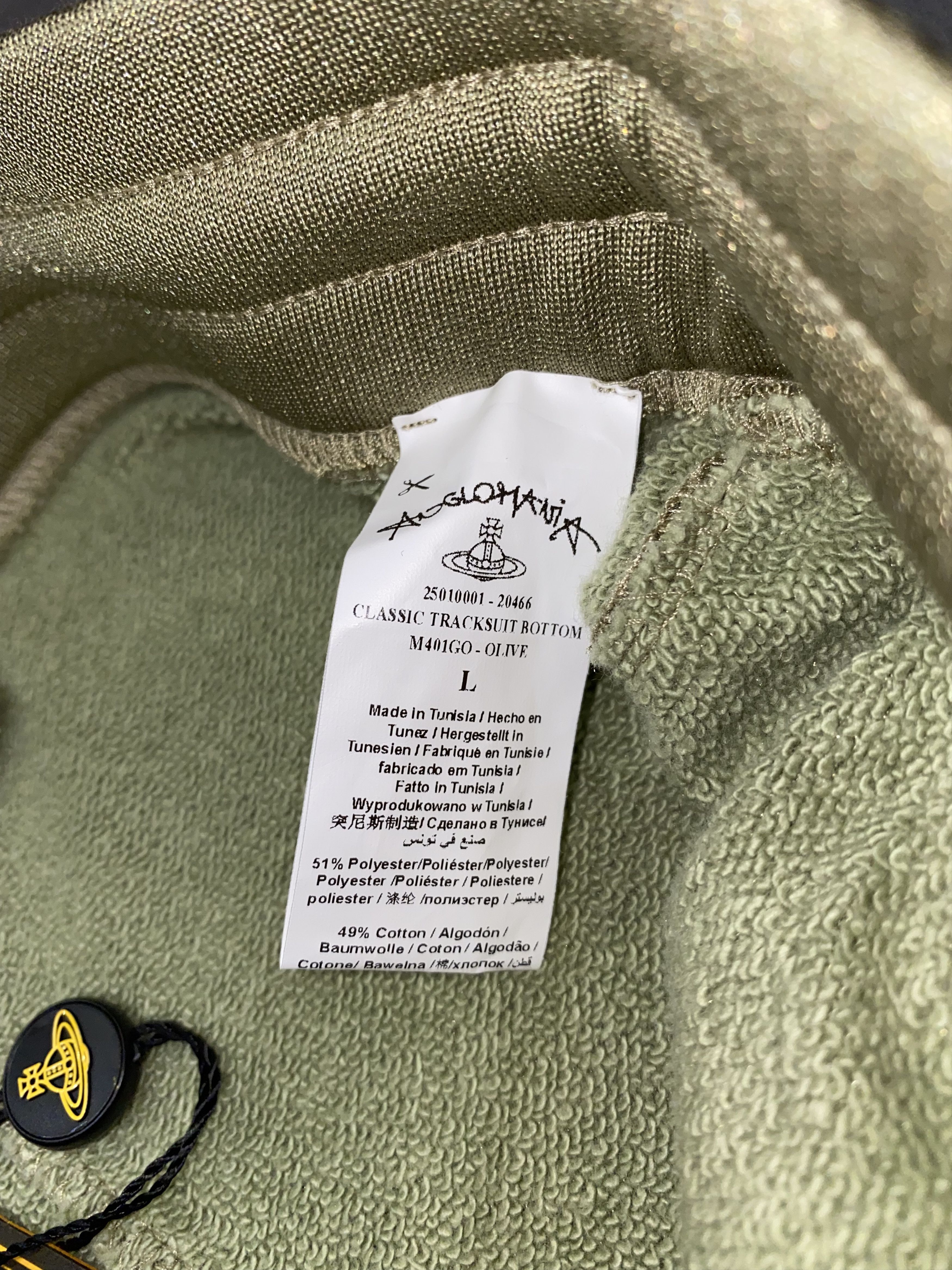 Vivienne Westwood DSWT! Vivienne Westwood Small Logo Shine Green Joggers Size US 30 / EU 46 - 16 Thumbnail