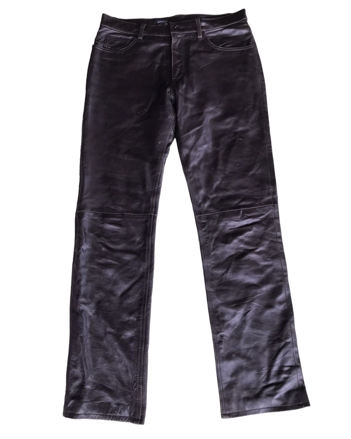 SHIPS JAPANESE VINTAGE SHIPS LEATHER PANTS Size US 34 / EU 50 - 1 Thumbnail