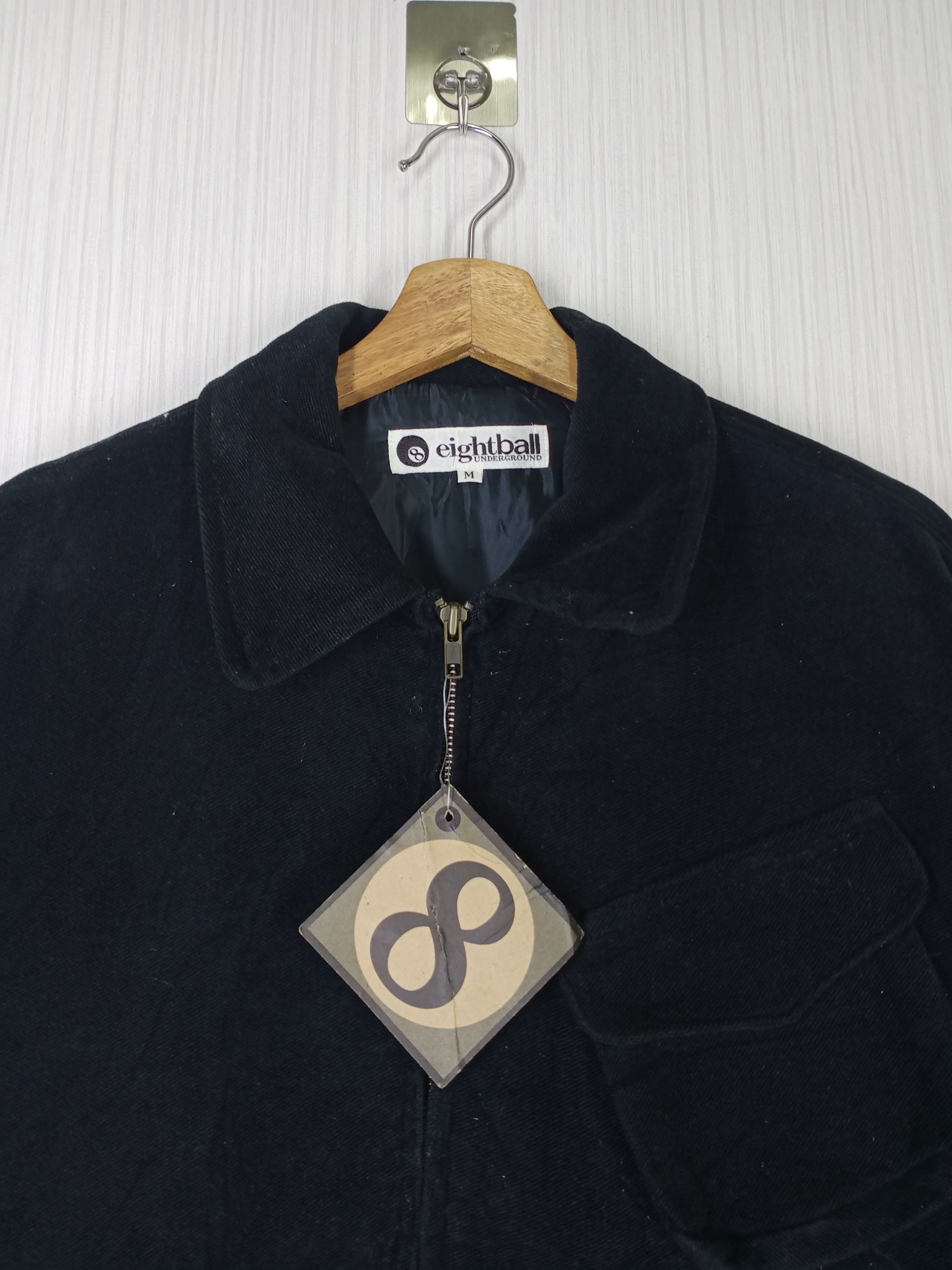 Japanese Brand Vintage 8-Ball Black Bomber Jacket Size US L / EU 52-54 / 3 - 2 Thumbnail