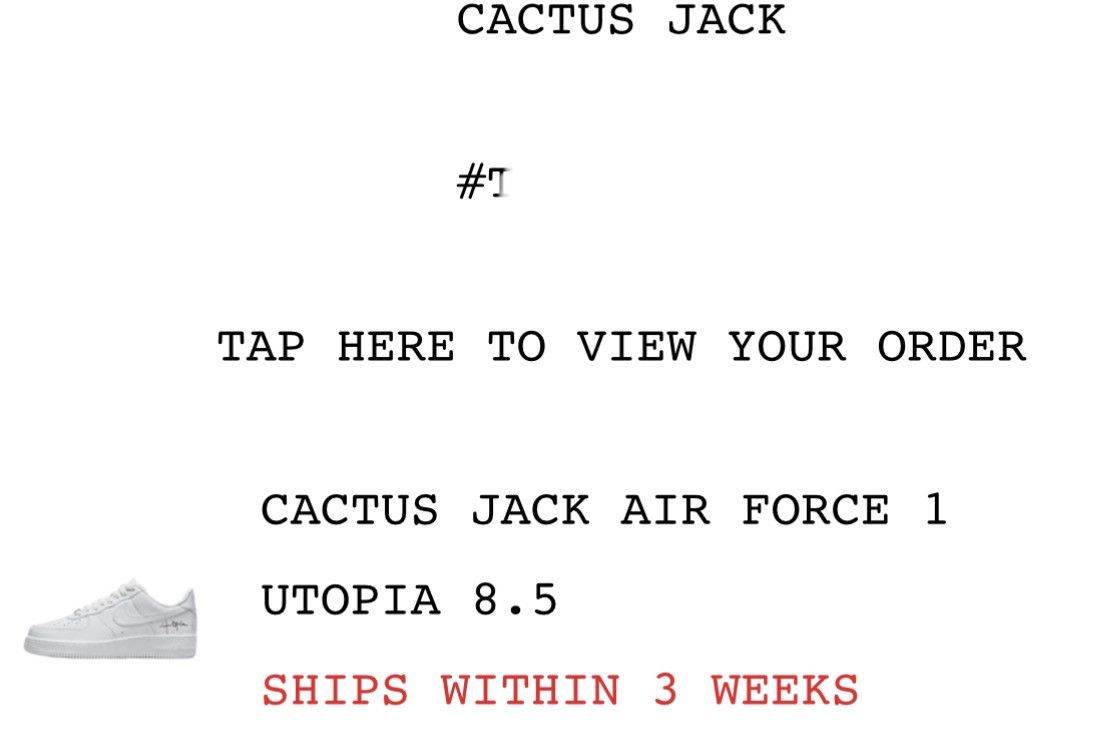 Nike × Travis Scott NIKE x CACTUS JACK AIR FORCE 1 UTOPIA Size US 8.5 / EU 41-42 - 12 Thumbnail
