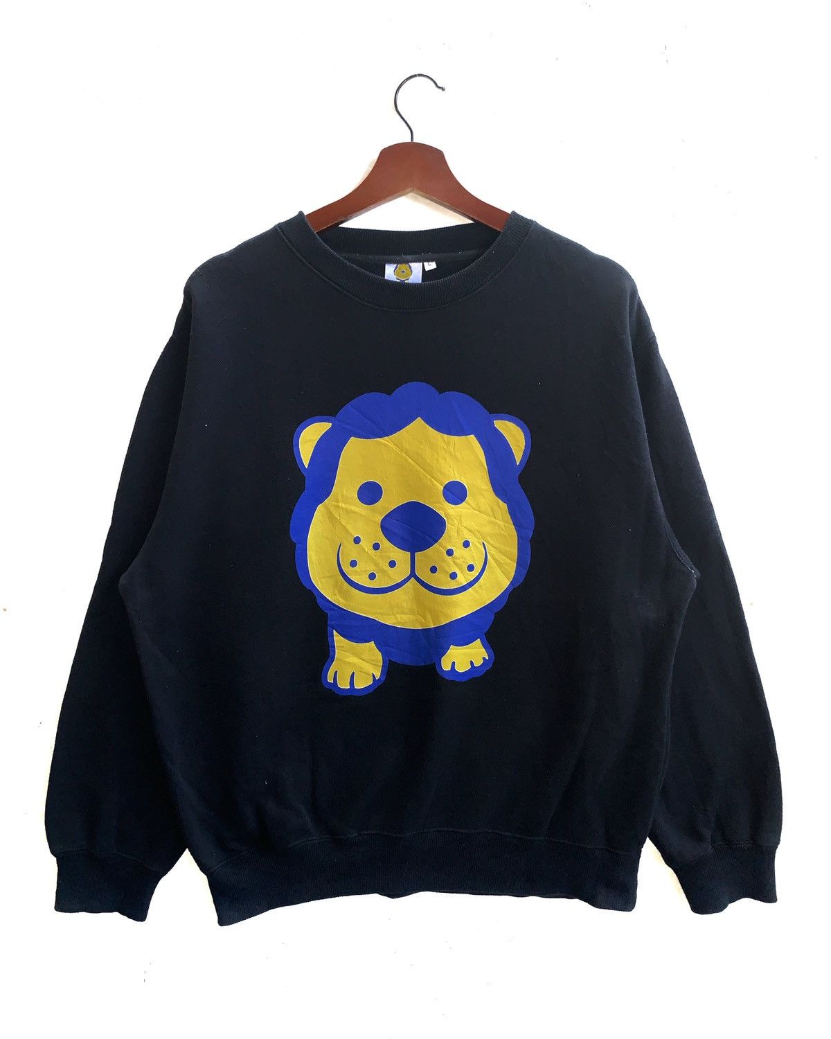 Japanese Brand RARE!!Vintage Yoshimoto Kogyo Taka Toshi Lion Sweatshirt Size US L / EU 52-54 / 3 - 1 Thumbnail