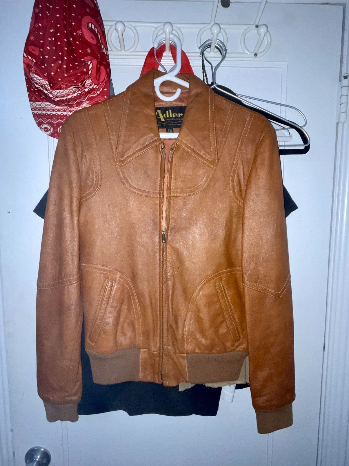 Adler 70s vintage leather jacket Size US S / EU 44-46 / 1 - 1 Thumbnail