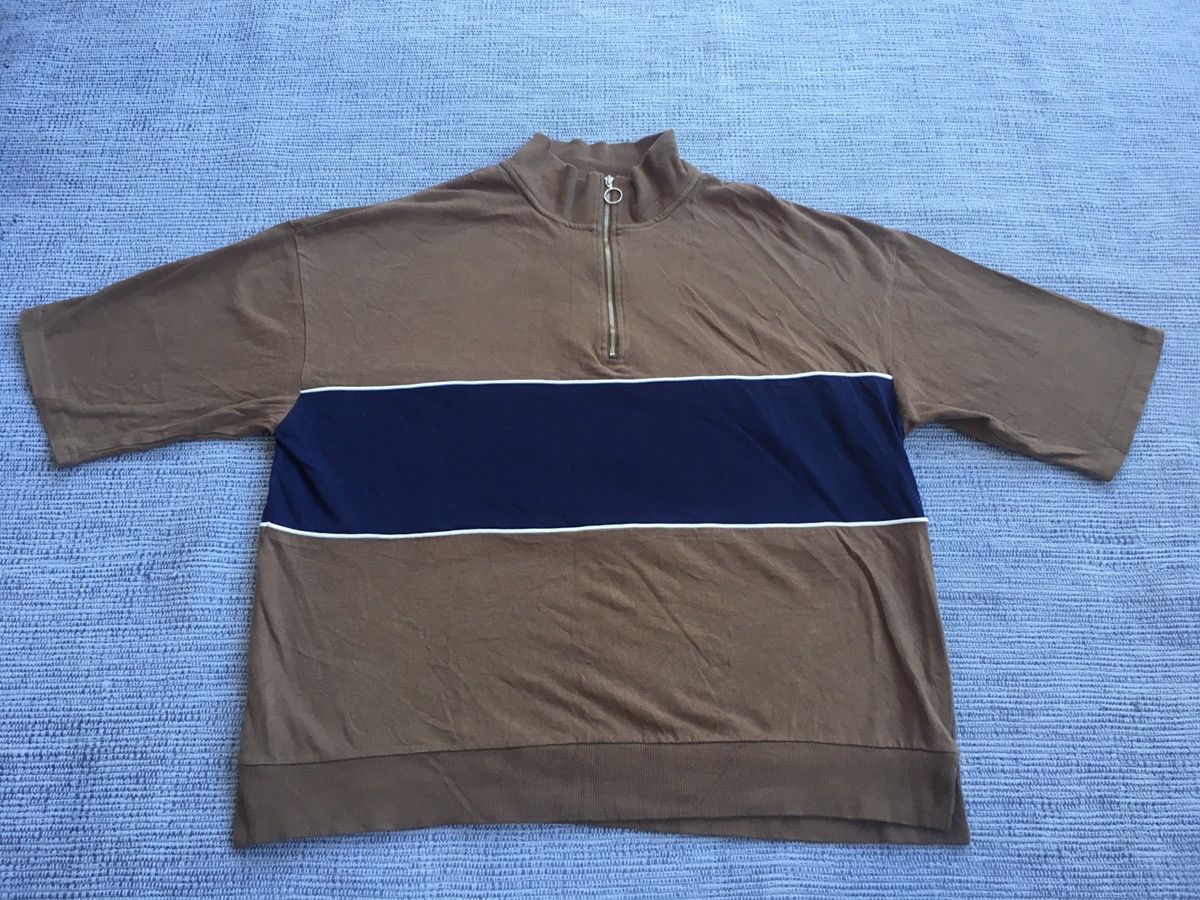 Japanese Brand polo zipper oversized Size US M / EU 48-50 / 2 - 1 Thumbnail