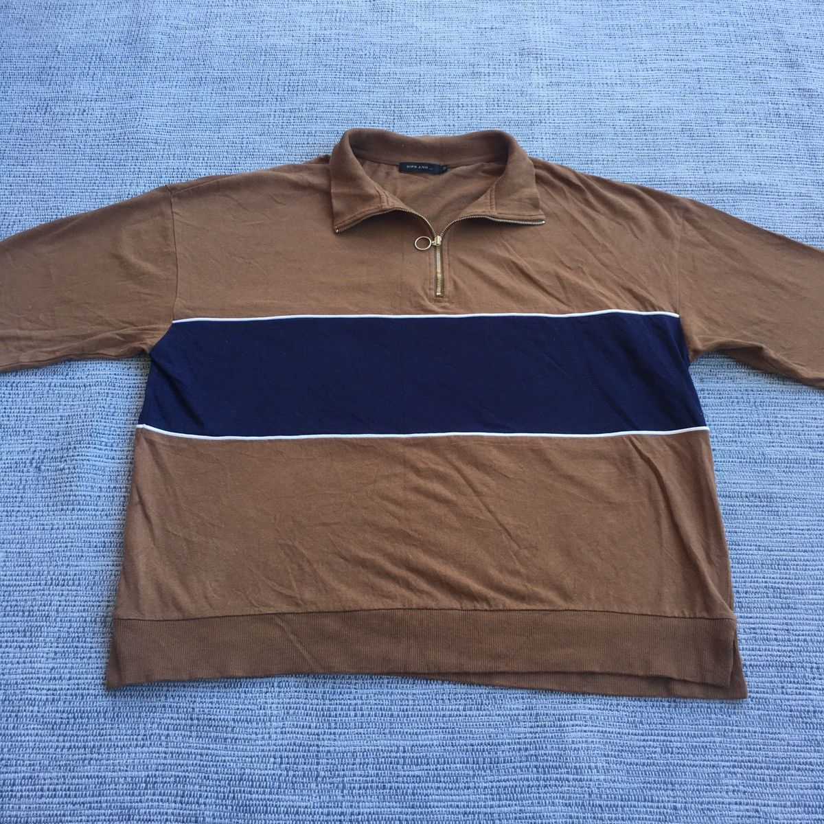 Japanese Brand polo zipper oversized Size US M / EU 48-50 / 2 - 3 Thumbnail
