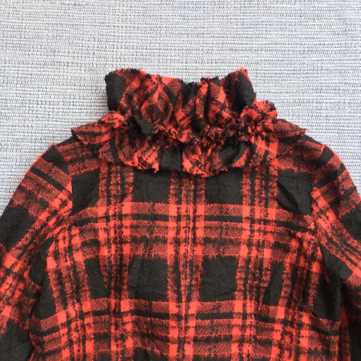 Japanese Brand red tartan punk wool jacket Size US M / EU 48-50 / 2 - 8 Thumbnail