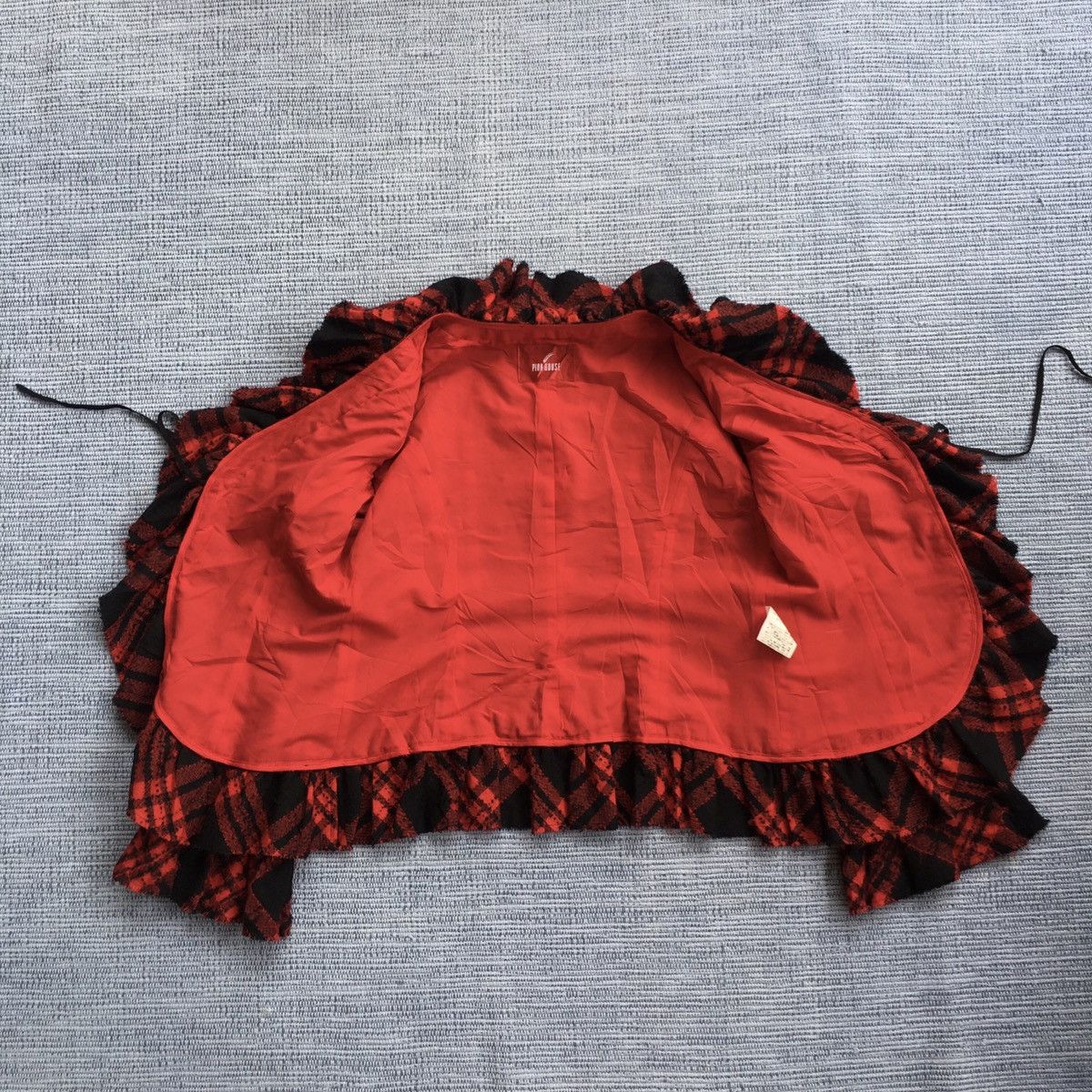 Japanese Brand red tartan punk wool jacket Size US M / EU 48-50 / 2 - 5 Thumbnail