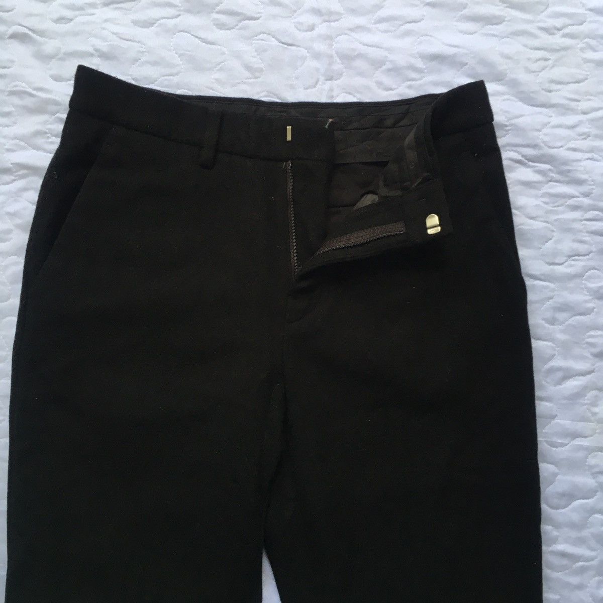 Jil Sander × Uniqlo black wool pants Size US 26 / EU 42 - 2 Thumbnail