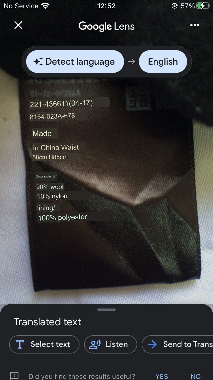 Jil Sander × Uniqlo black wool pants Size US 26 / EU 42 - 8 Thumbnail