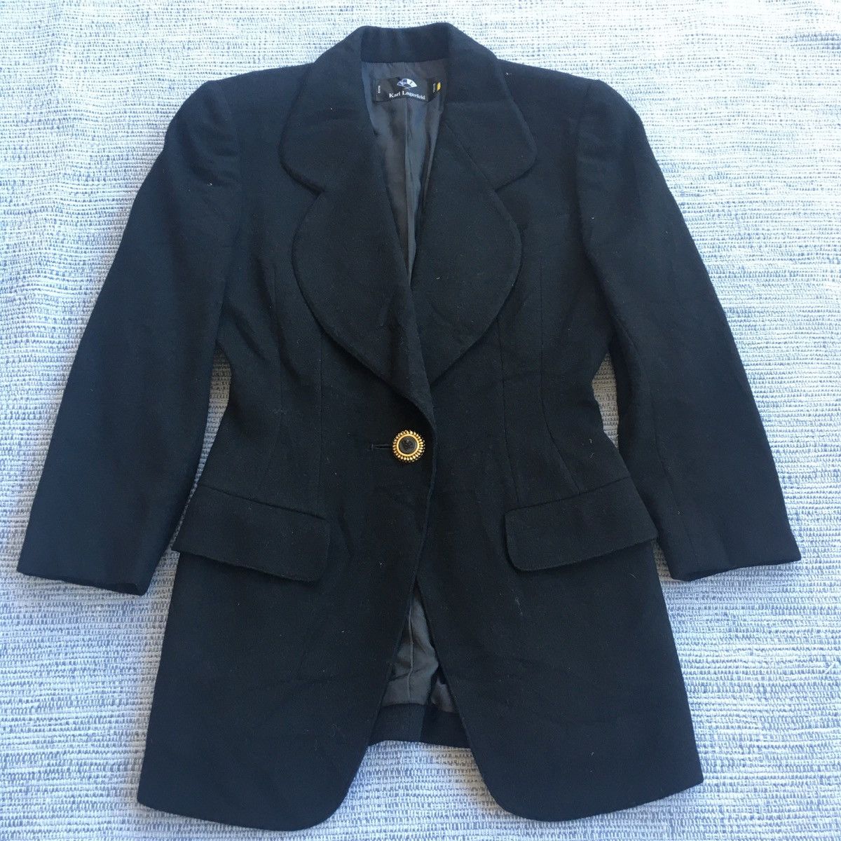 Karl Lagerfeld vintage wool blazer Size US M / EU 48-50 / 2 - 1 Thumbnail