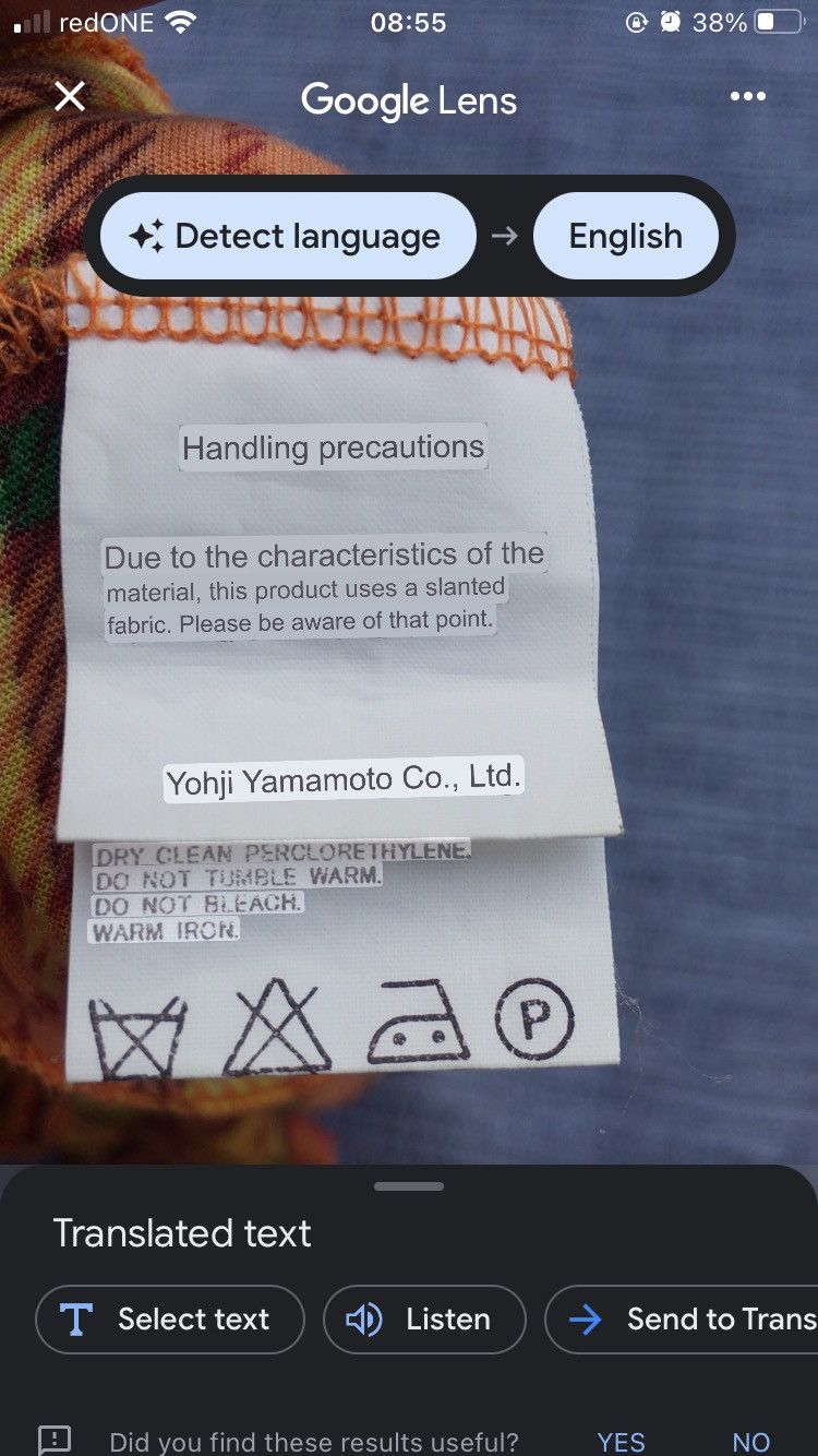 Yohji Yamamoto aw04 orange checked top Size US M / EU 48-50 / 2 - 4 Thumbnail