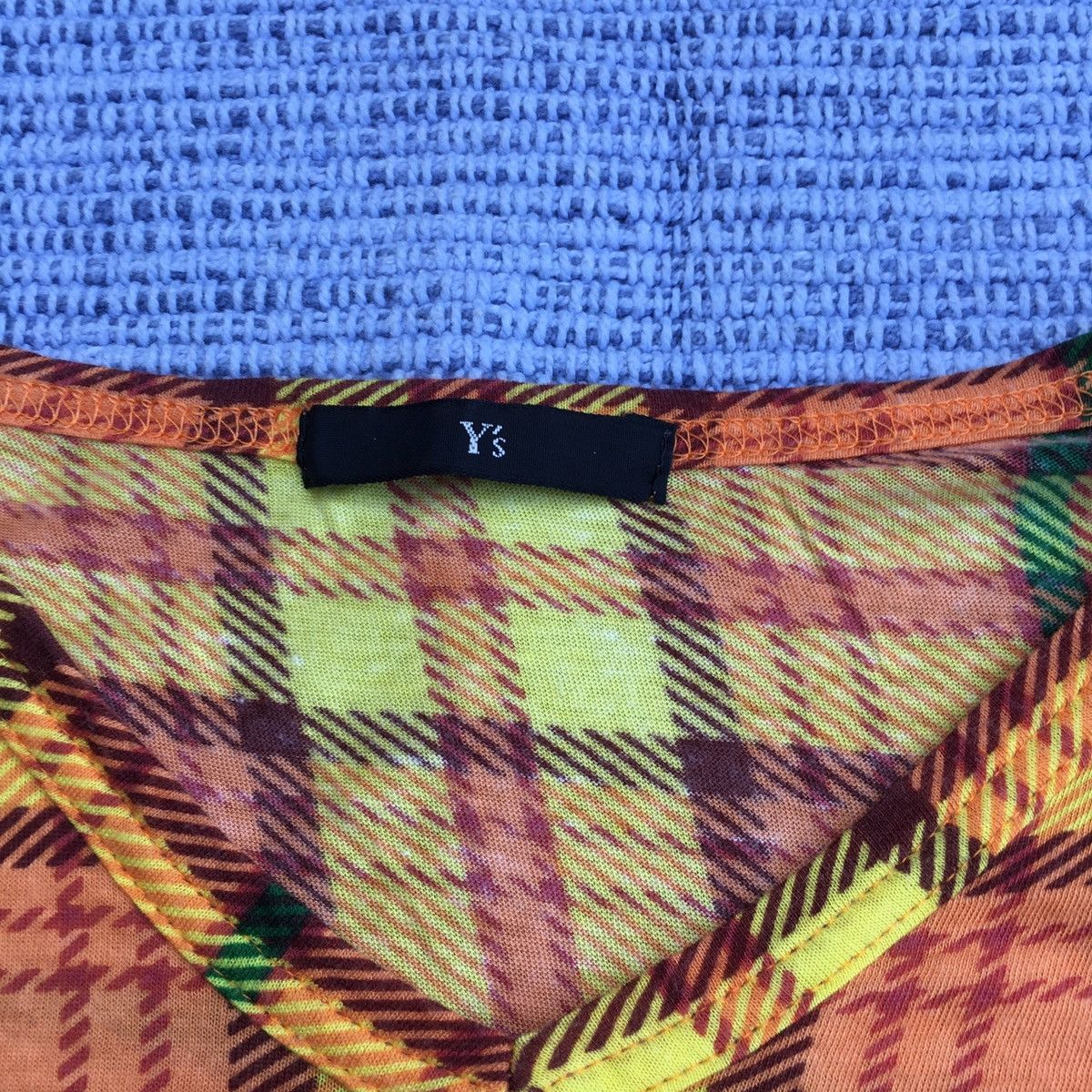 Yohji Yamamoto aw04 orange checked top Size US M / EU 48-50 / 2 - 2 Thumbnail