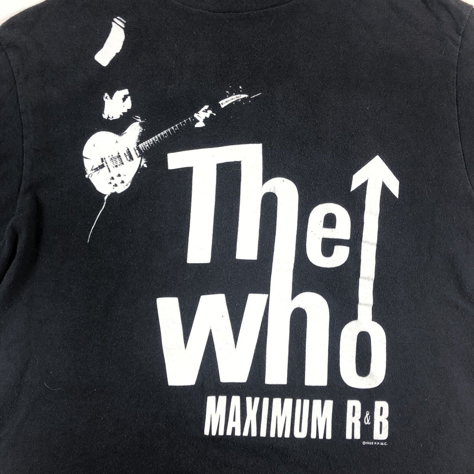 Band Tees × Vintage Vintage 80s The Who Maximum R&B Double Sided Concert T-Shirt Size US S / EU 44-46 / 1 - 2 Thumbnail