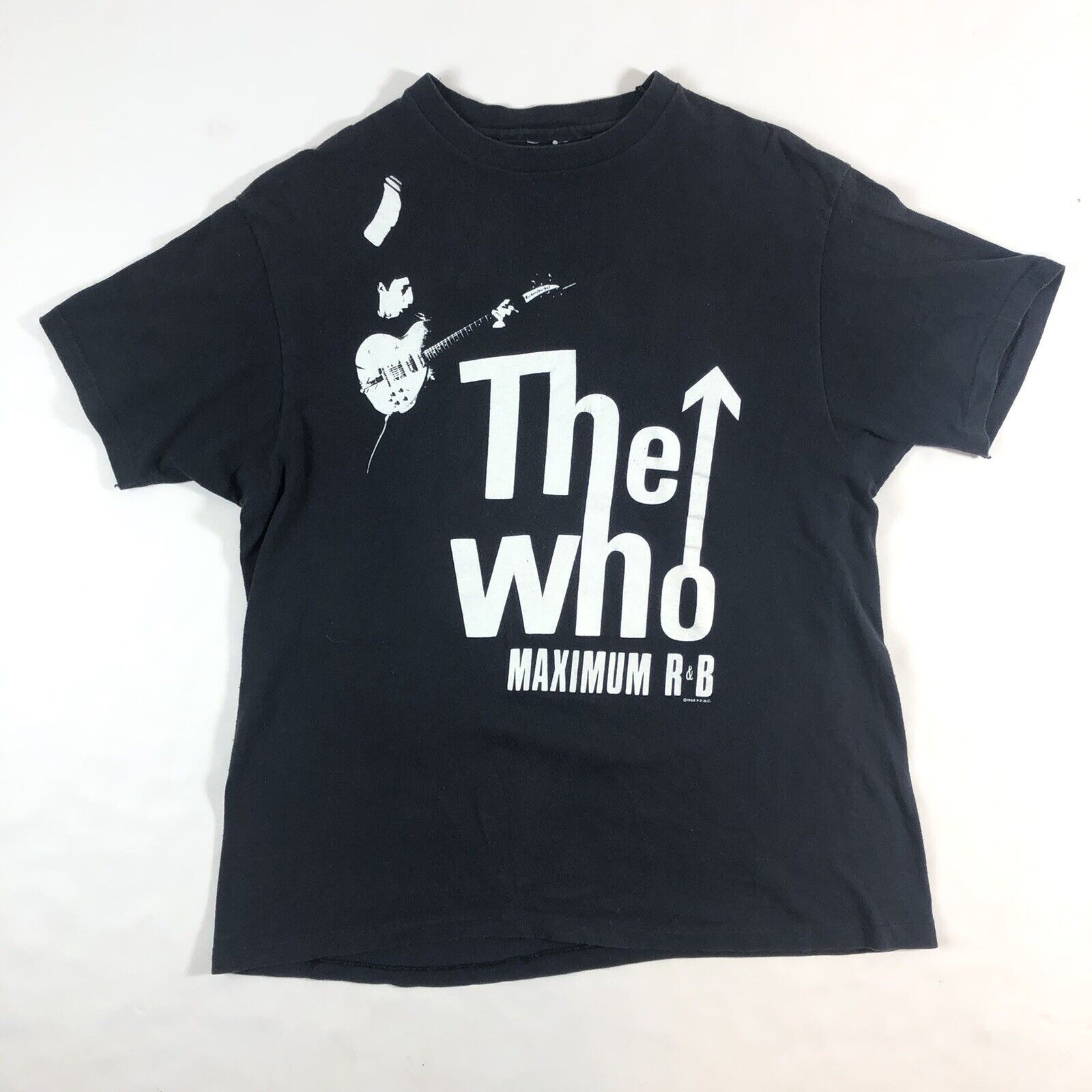 Band Tees × Vintage Vintage 80s The Who Maximum R&B Double Sided Concert T-Shirt Size US S / EU 44-46 / 1 - 12 Thumbnail