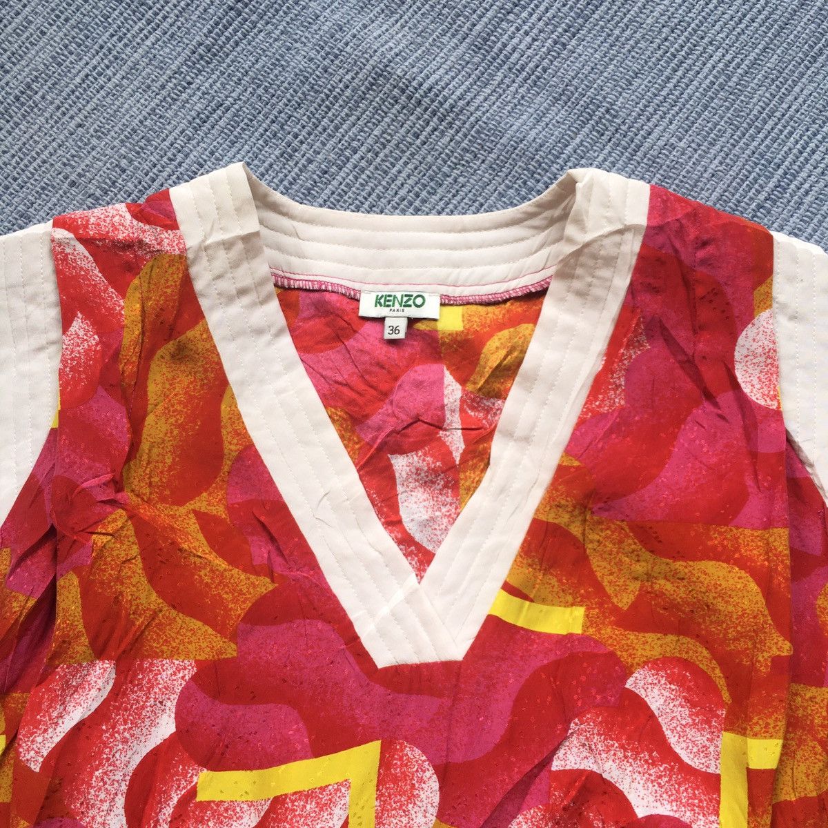 Kenzo kenzo silk multicolour red Size US M / EU 48-50 / 2 - 2 Thumbnail