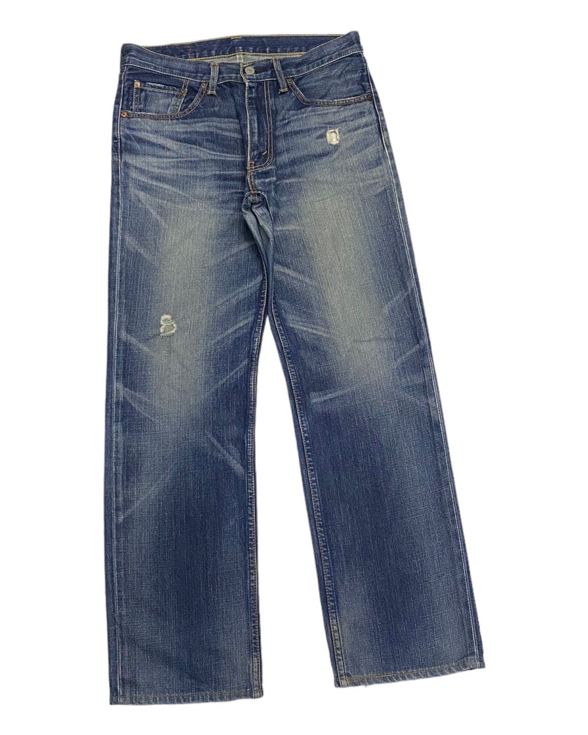 Levi's VINTAGE LEVIS 702 DISTRESSED DENIM JEANS Size US 32 / EU 48 - 5 Thumbnail