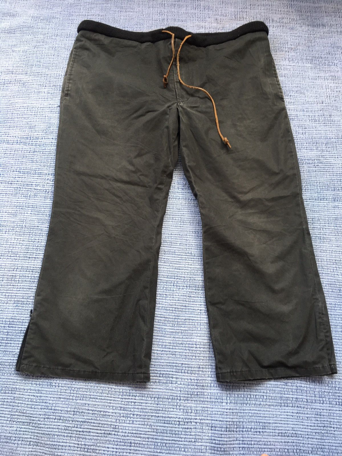 RIPVANWINKLE cotton oil coating pants Size US 30 / EU 46 - 1 Thumbnail