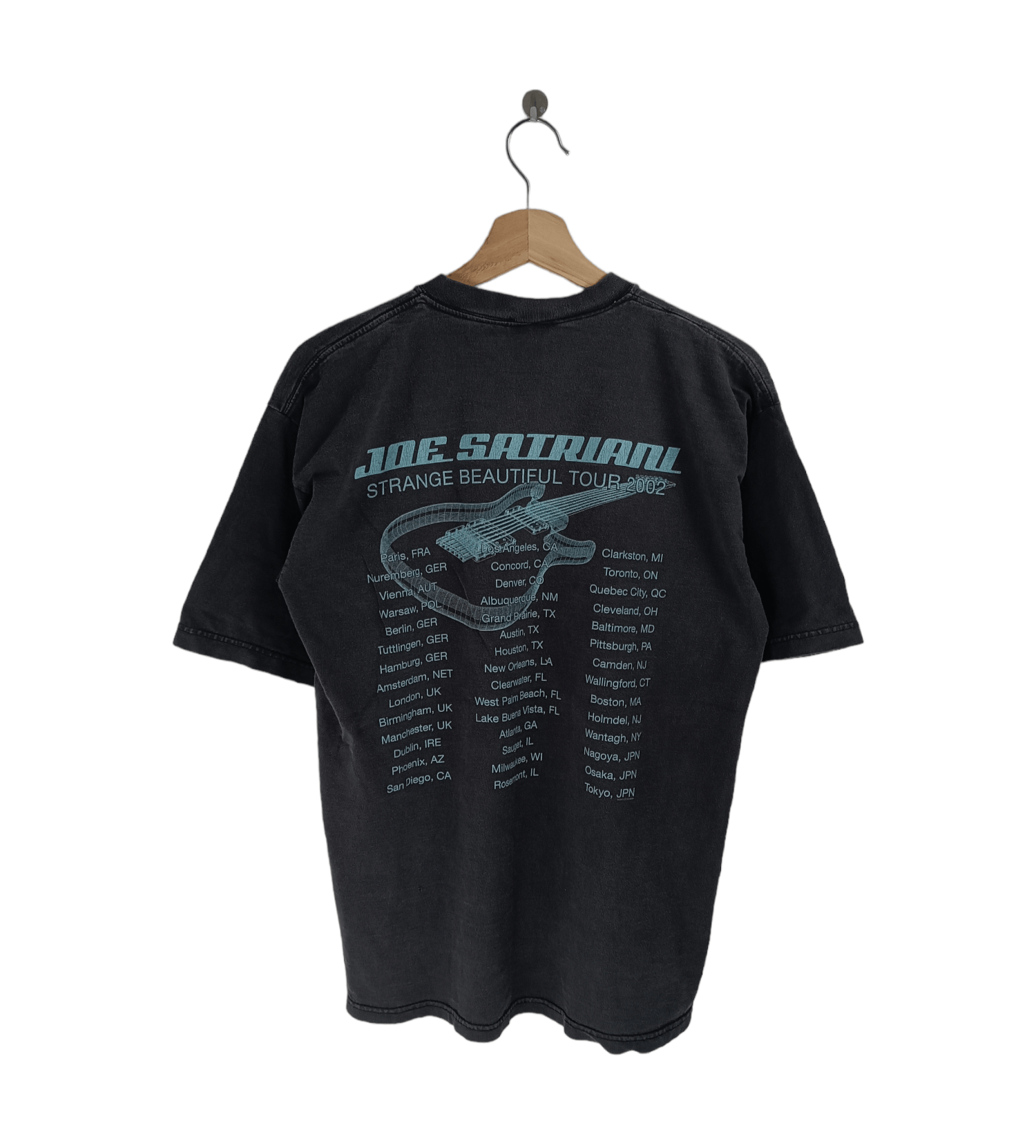 Band Tees VINTAGE '02 JOE SATRIANI TOUR (yngwie slash metallica) Size US M / EU 48-50 / 2 - 2 Thumbnail