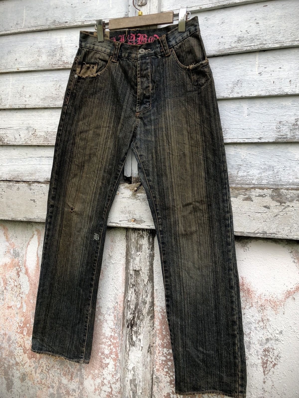Billabong Billabong Distressed Flare Denim Rusty Bleach Size US 30 / EU 46 - 2 Thumbnail