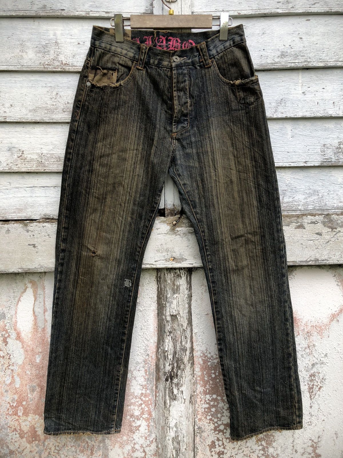 Billabong Billabong Distressed Flare Denim Rusty Bleach Size US 30 / EU 46 - 1 Thumbnail